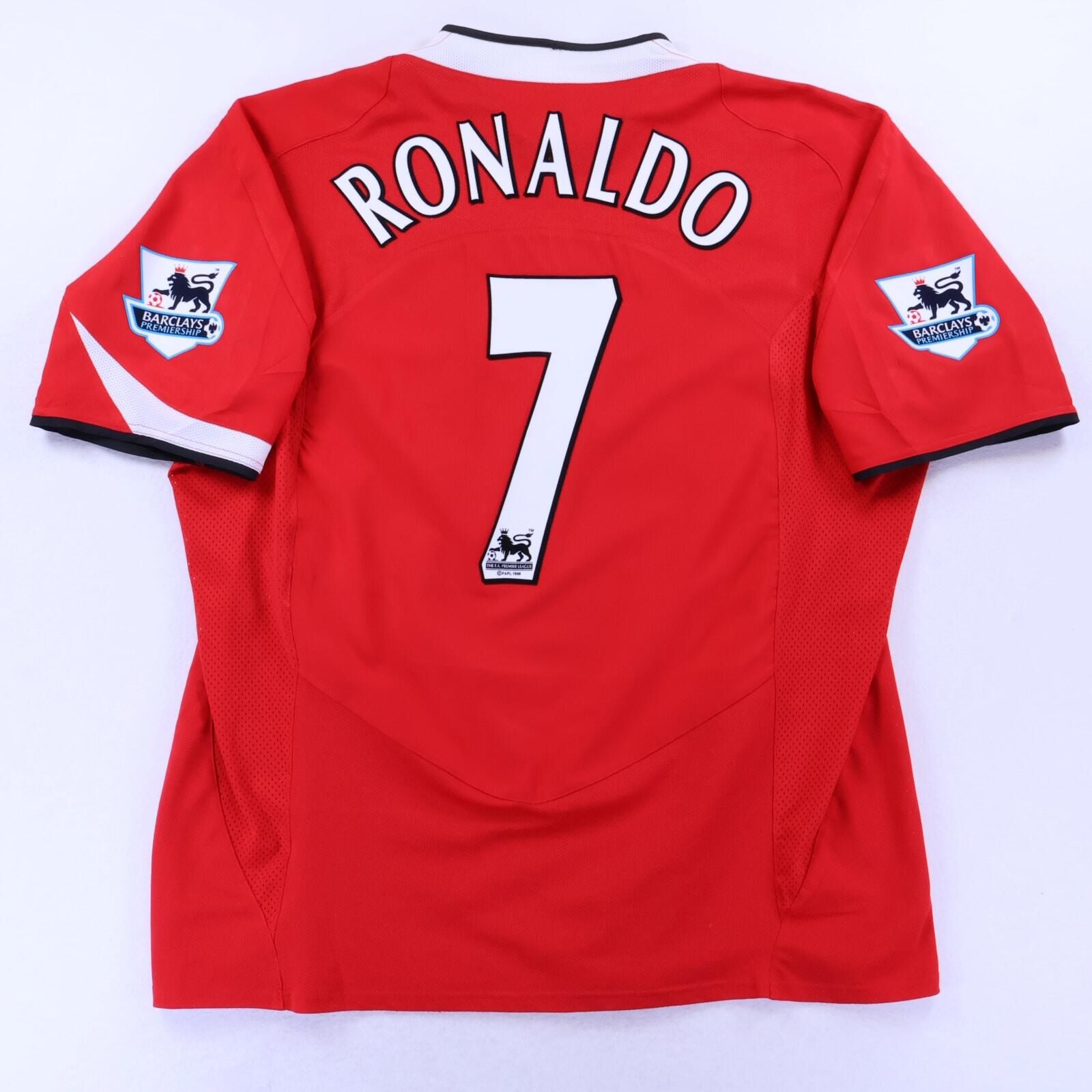 Manchester United Ronaldo #7 2004/06 Home Shirt - L