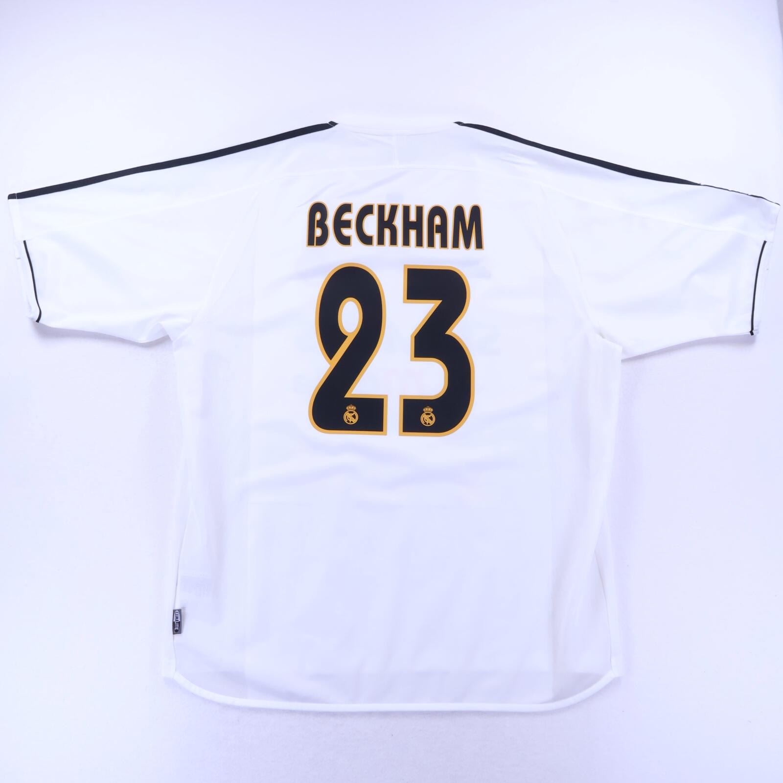 Real Madrid Beckham #23 2002/03 Home Shirt - XL