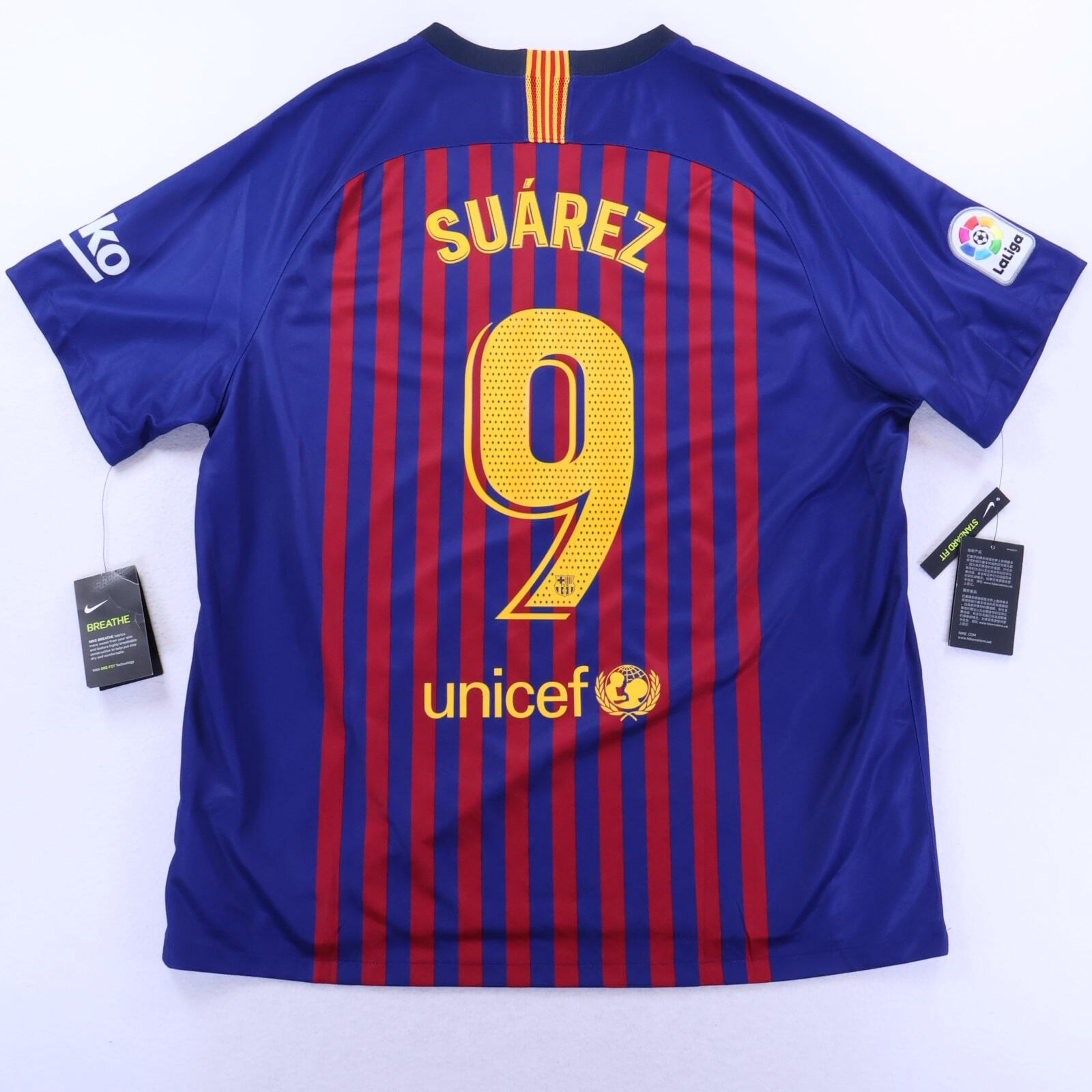 *NWT* Barcelona Suarez #9 2018/19 Home Shirt - 2XL