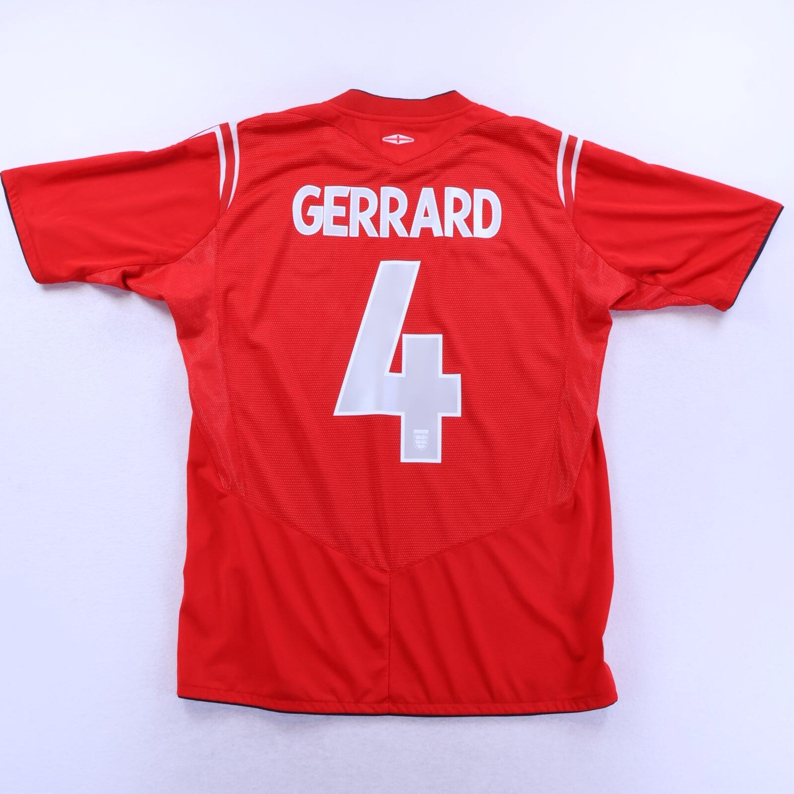 England Gerrard #4 2004/06 Away Shirt - L