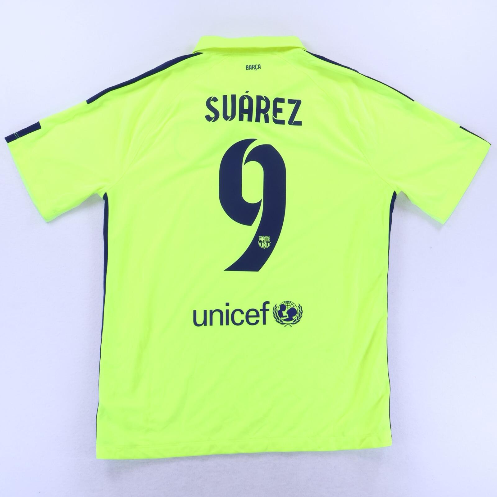 Barcelona Suarez #9 2014/15 Third Shirt - L