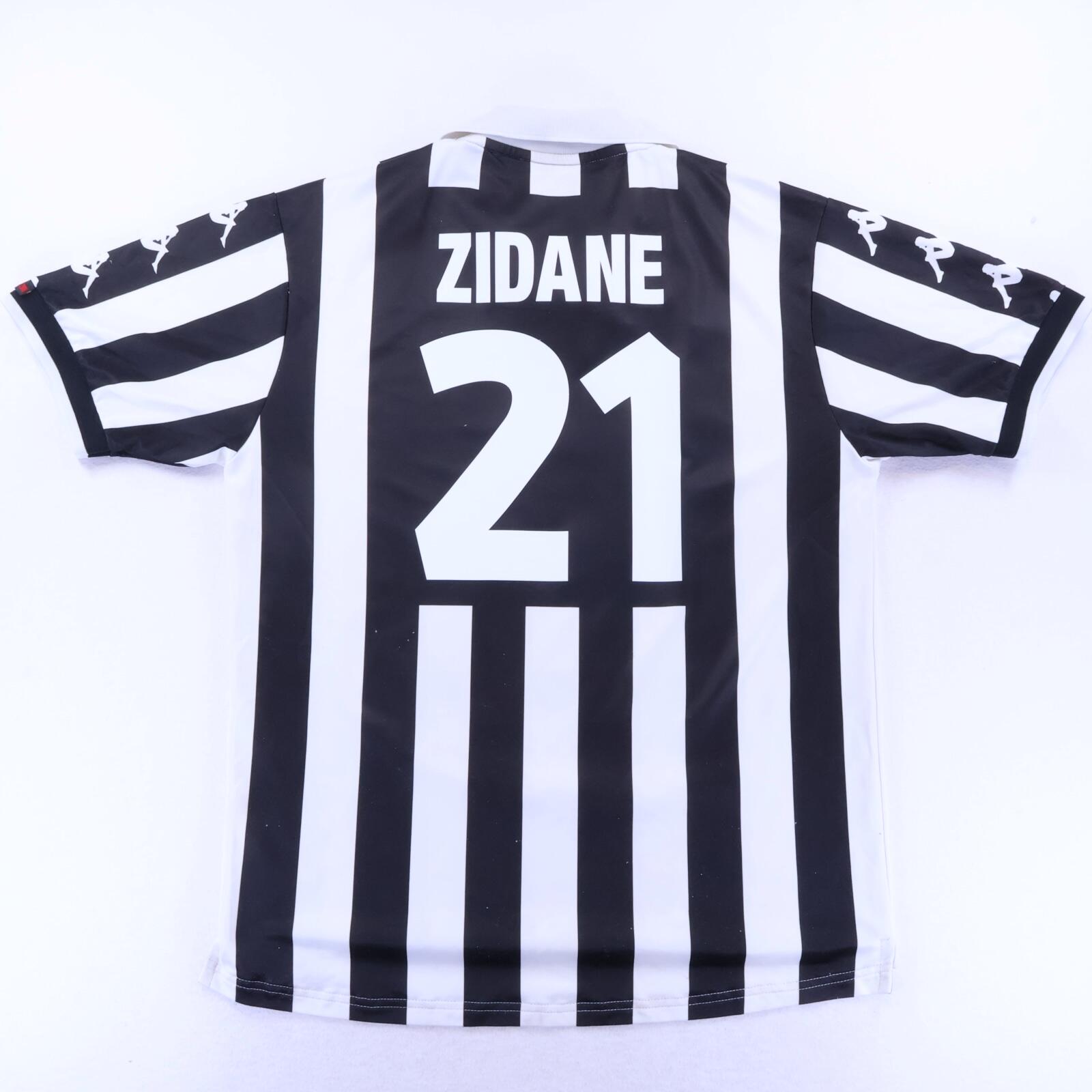 Juventus Zidane #21 1998/99 Home Shirt - XL