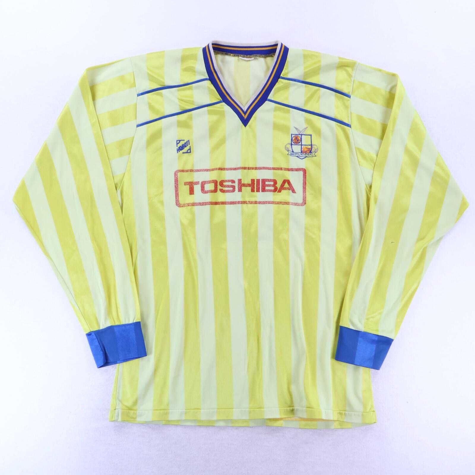 Bristol Rovers #5 1984/85 Away Shirt Match Worn - Long Sleeve - M