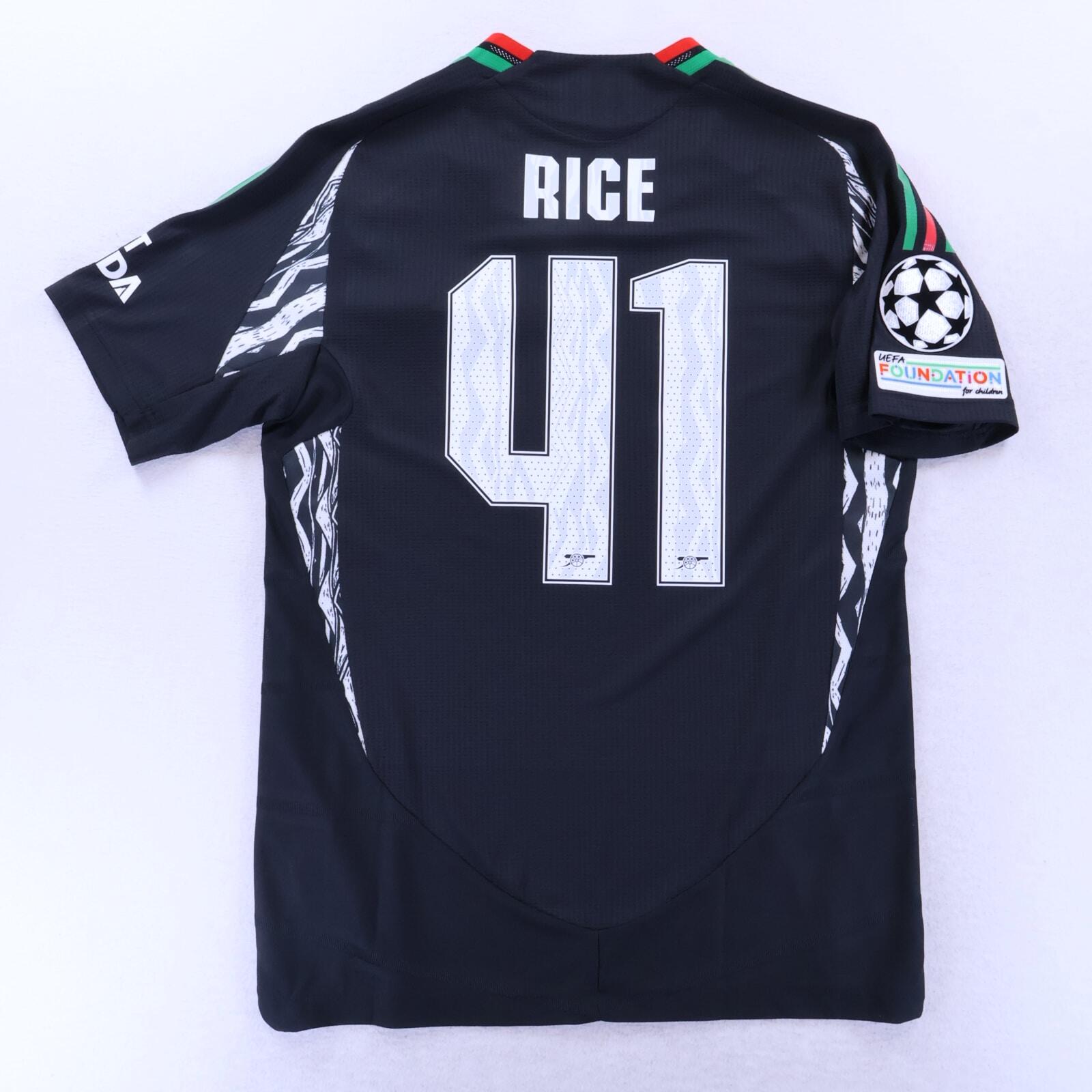 *NWT* Arsenal Rice #41 2024/25 Kit Room Away Shirt - M