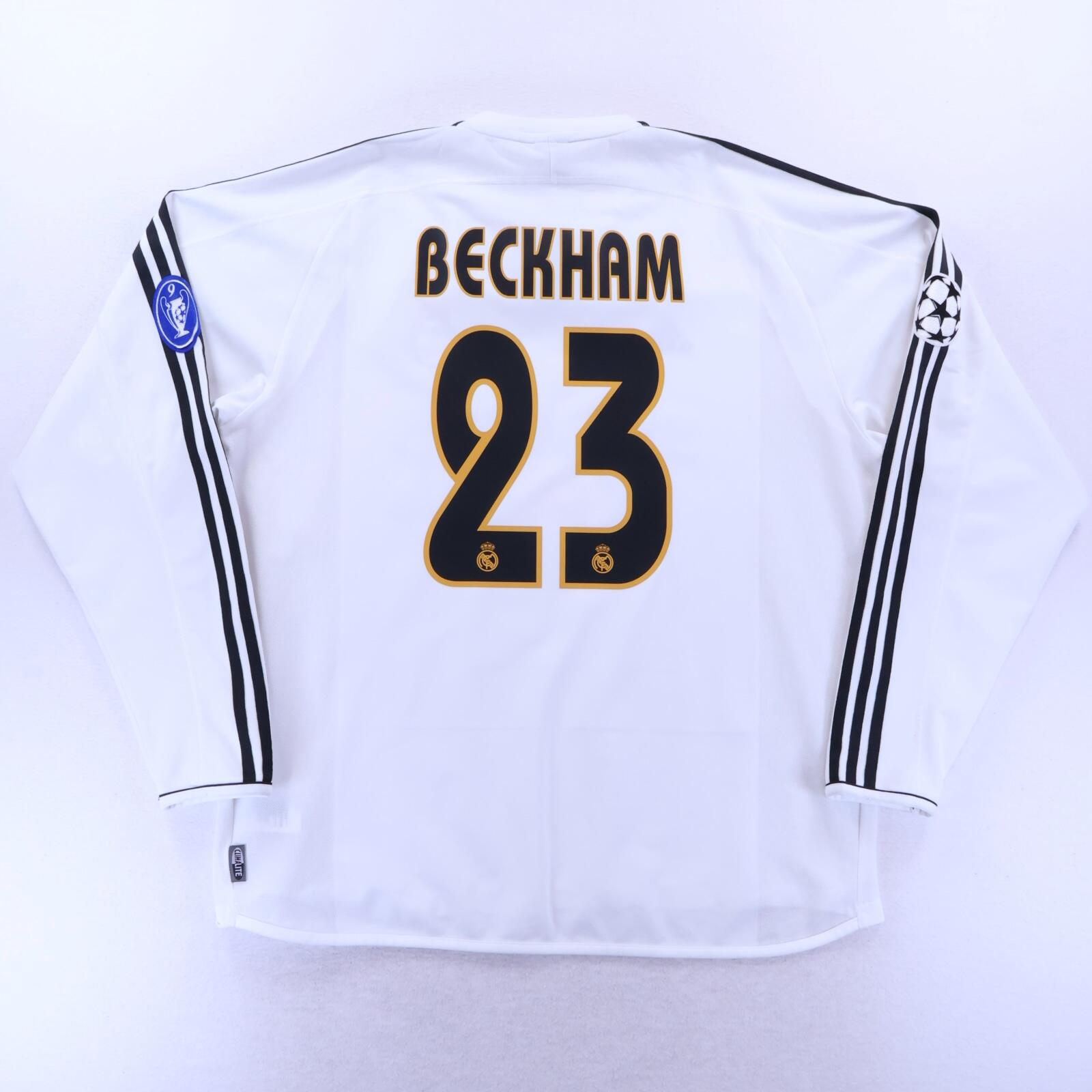 Real Madrid Beckham #23 2002/03 Home Shirt - XL