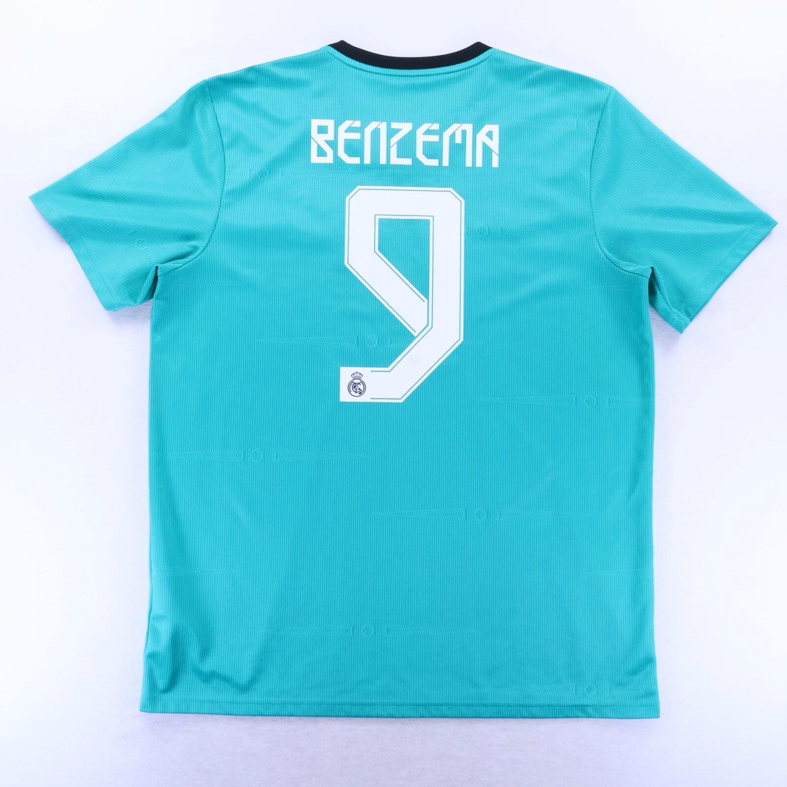 Real Madrid Benzema #9 2021/22 Third Shirt - XL