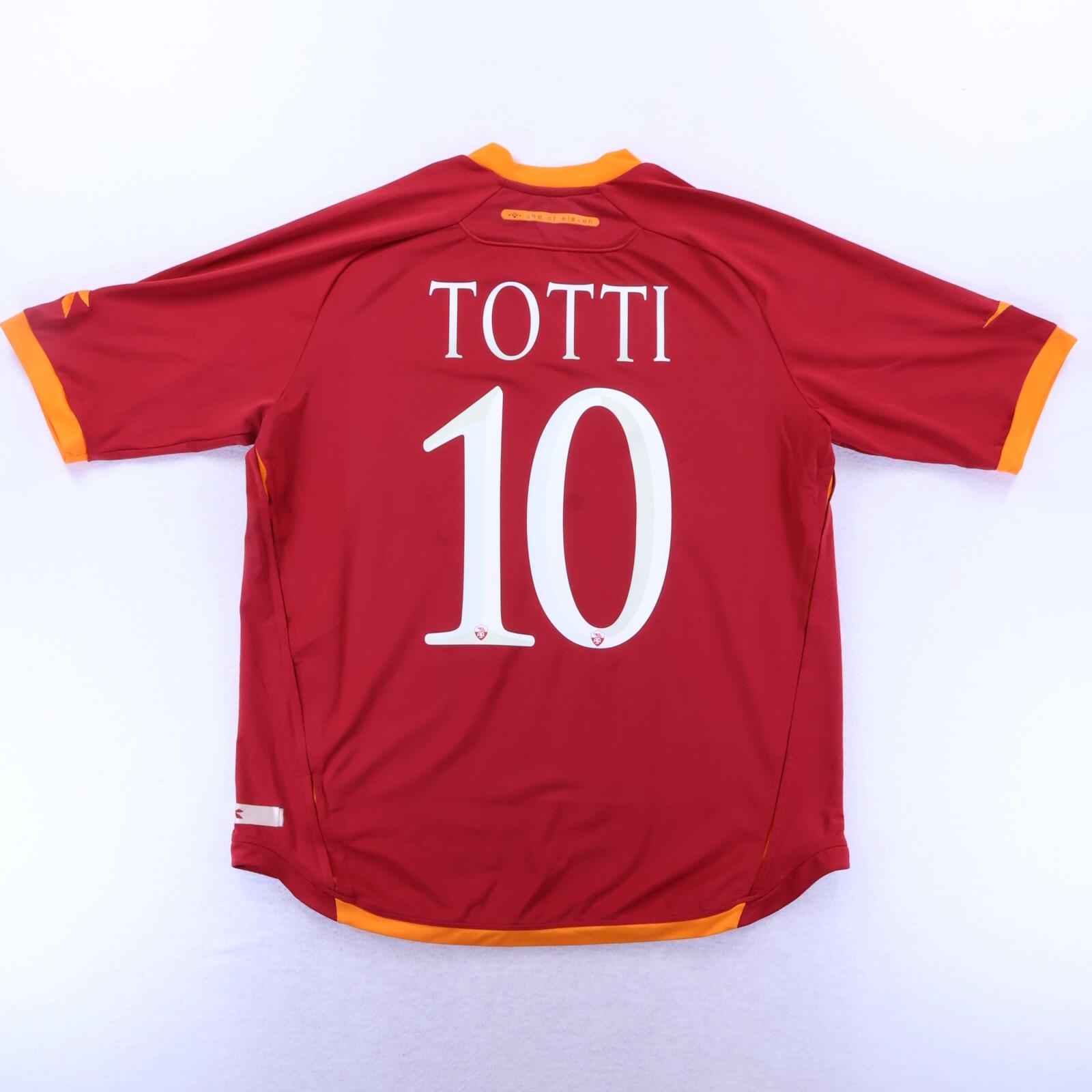 As Roma Totti #10 1998/99 Home Shirt - XL
