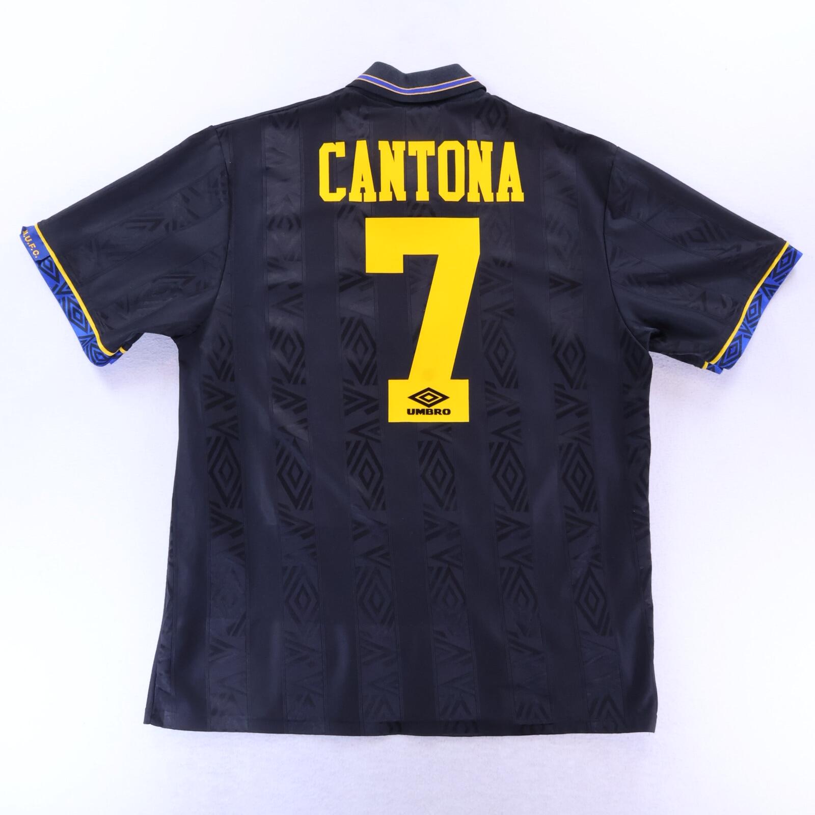 Manchester United Cantona #7 1993/95 Away Shirt - XL