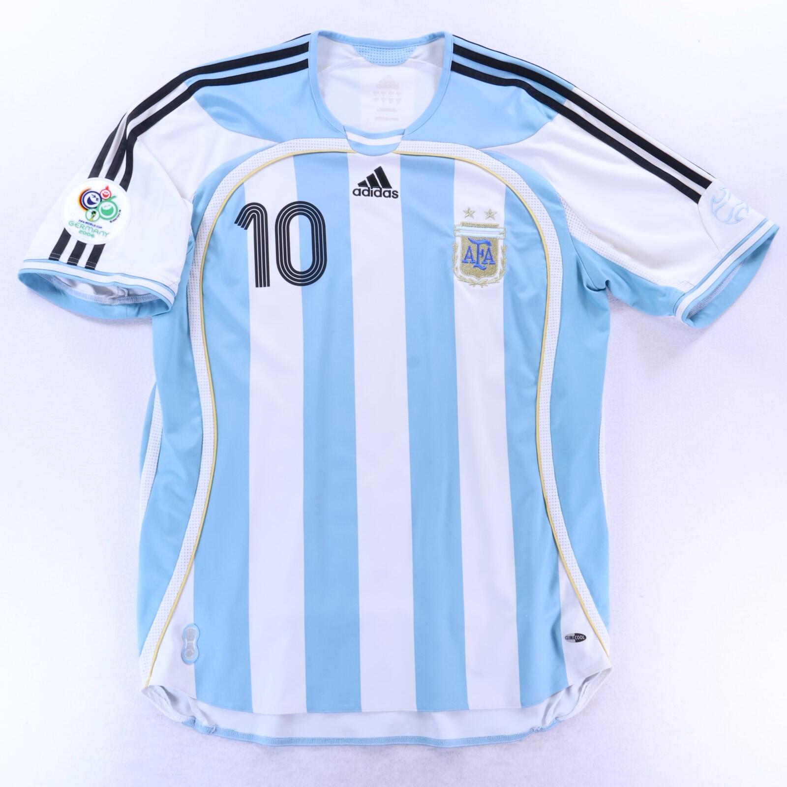 Argentina Riquelme #10 2006 Home Shirt - L