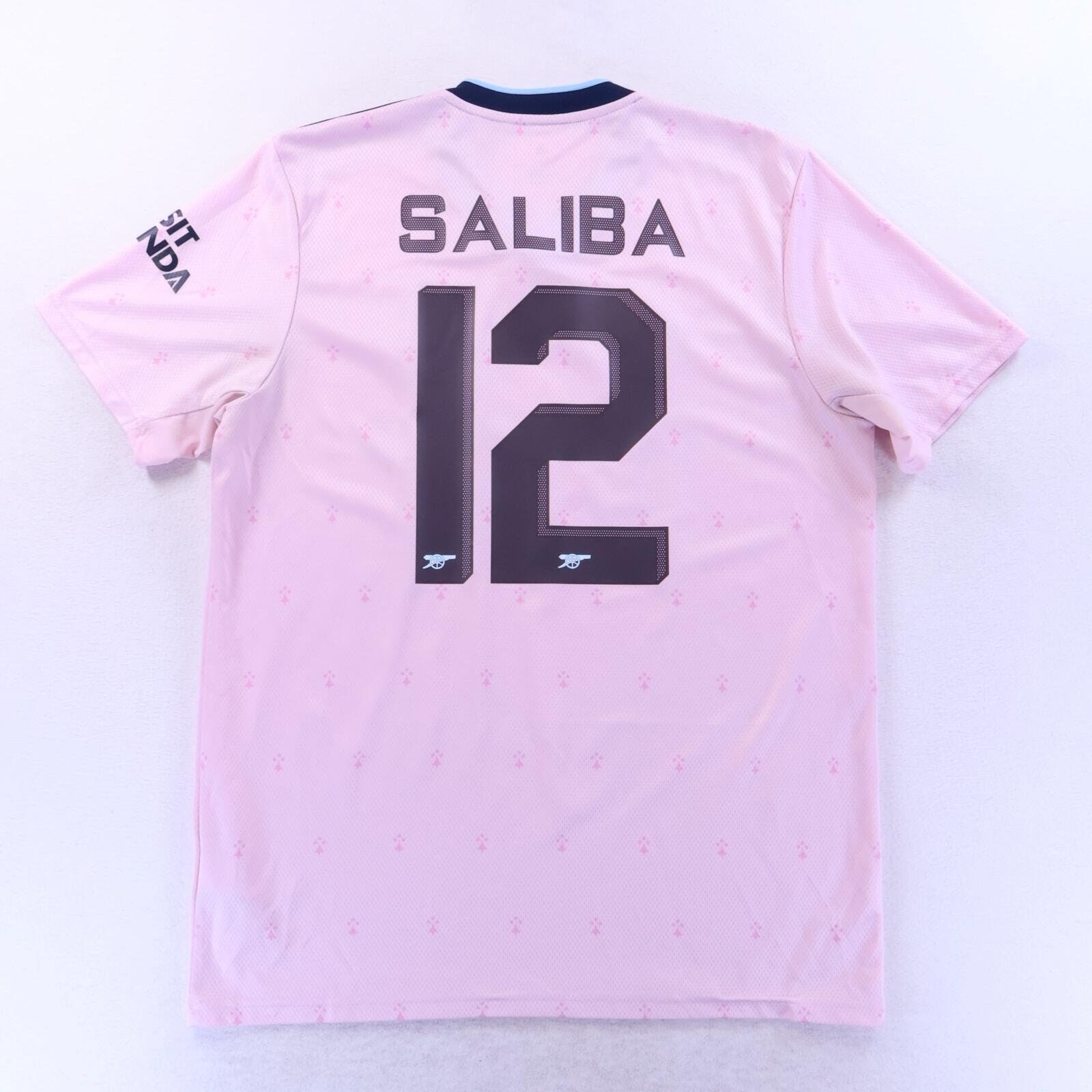 Arsenal Saliba #12 2022/23 Third Shirt - L