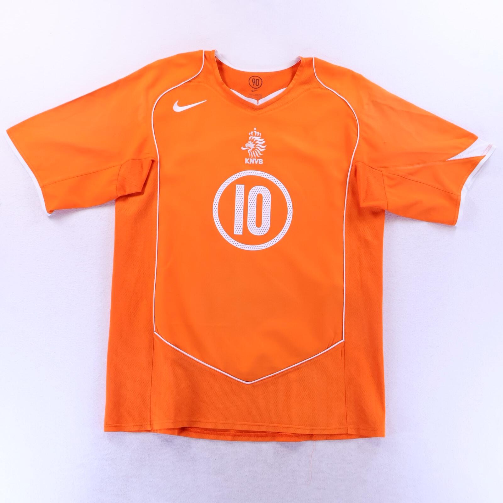 Netherlands V. Nistelrooy #10 2004/06 Home Shirt - M