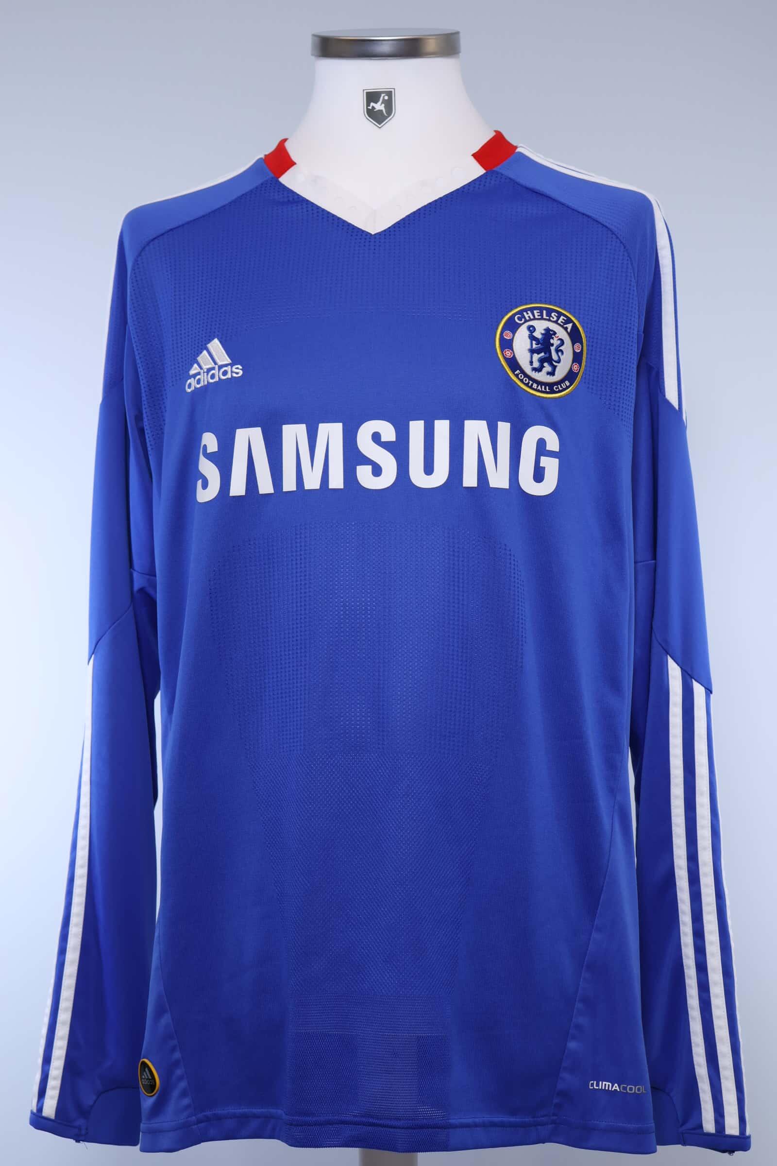 【正規品10-11  Chelsea  shirt】XL 2010/11 - CHELSEA - HOME SHIRT - L