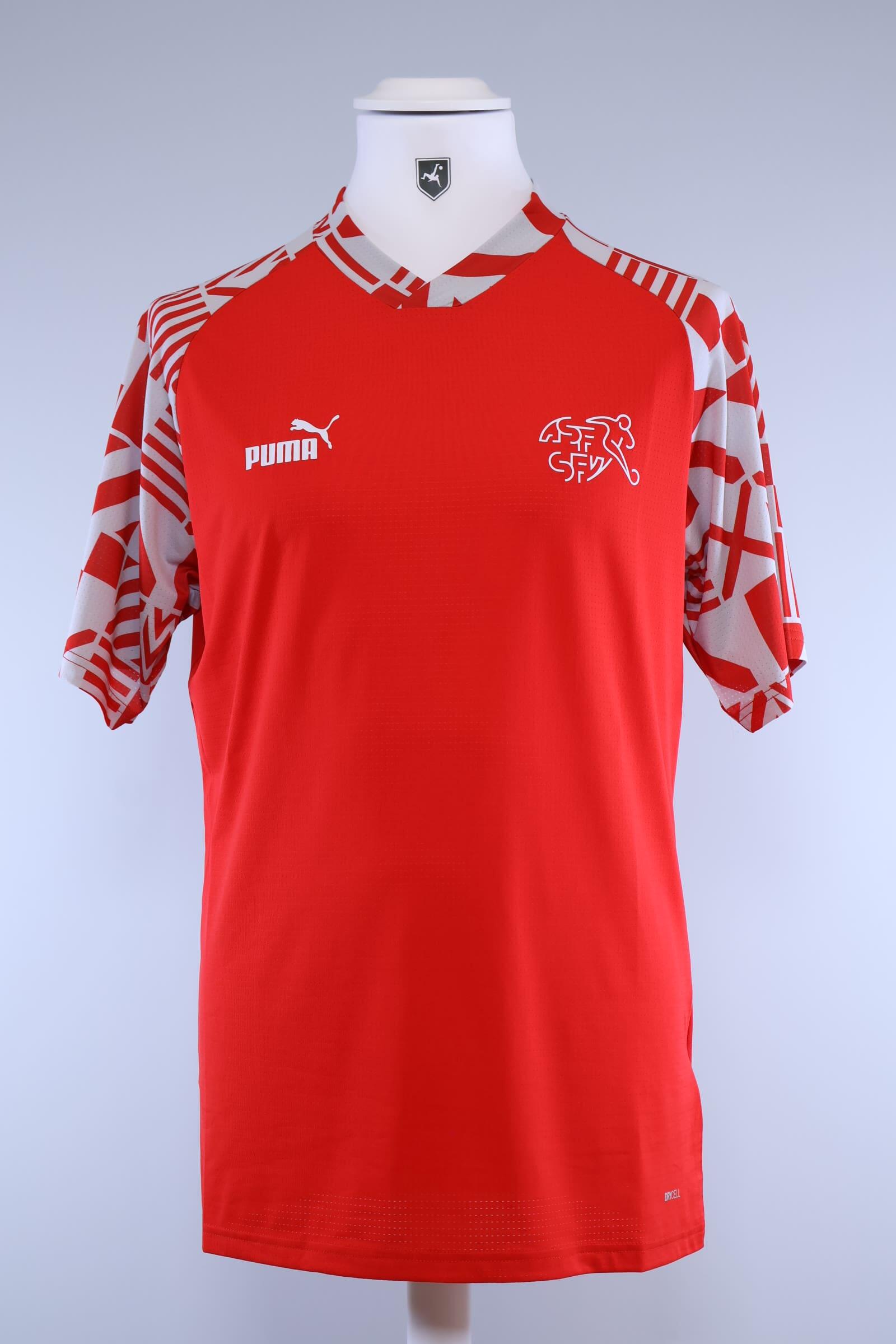 Switzerland 2022/23 Prematch Shirt - LAuthentic Original Football Shirt