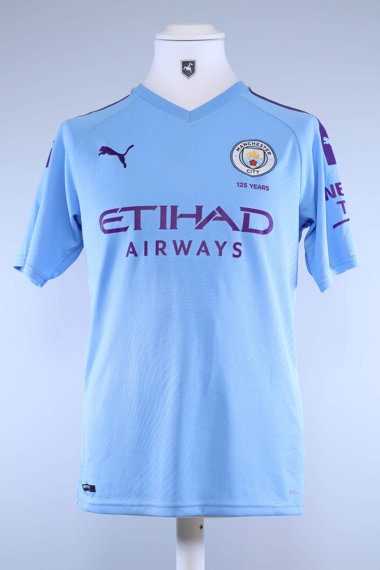 2019/20 - MANCHESTER CITY - BERNARDO - #20 - HOME SHIRT - 125TH