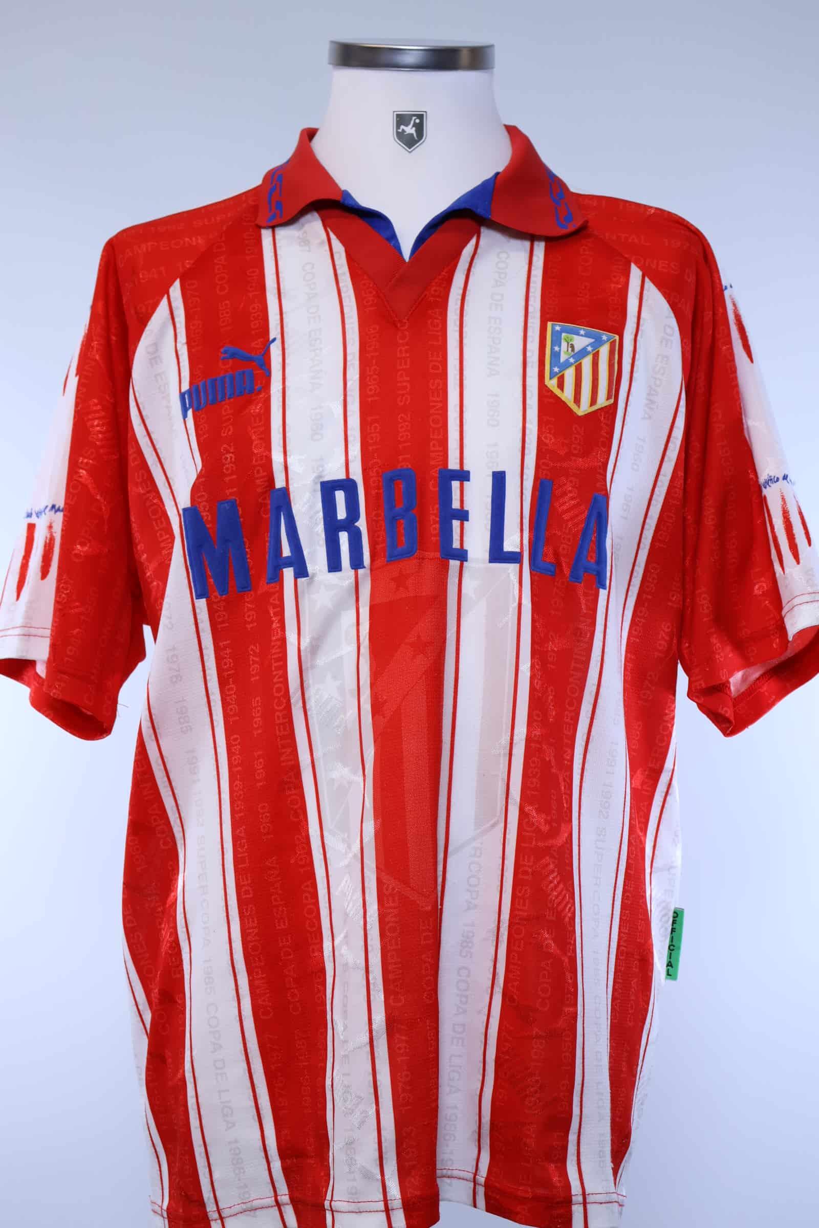 Atlético De Madrid 1995/97 Home Shirt - XLAuthentic Original Football Shirt