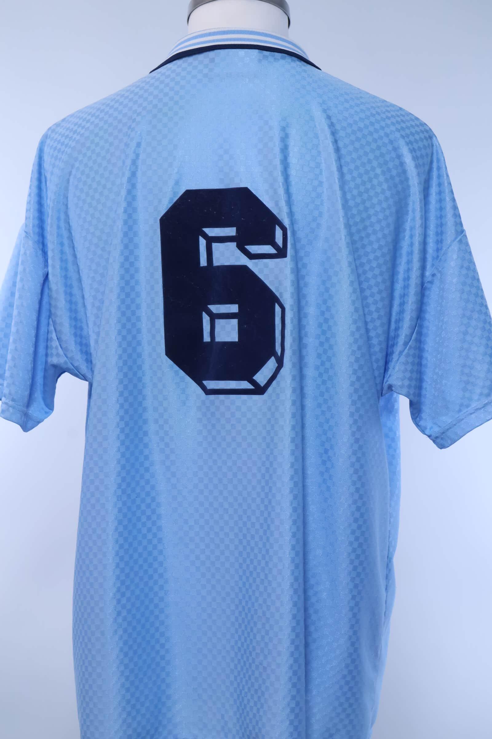 1995/96 - MANCHESTER CITY - #6 - HOME SHIRT - XL