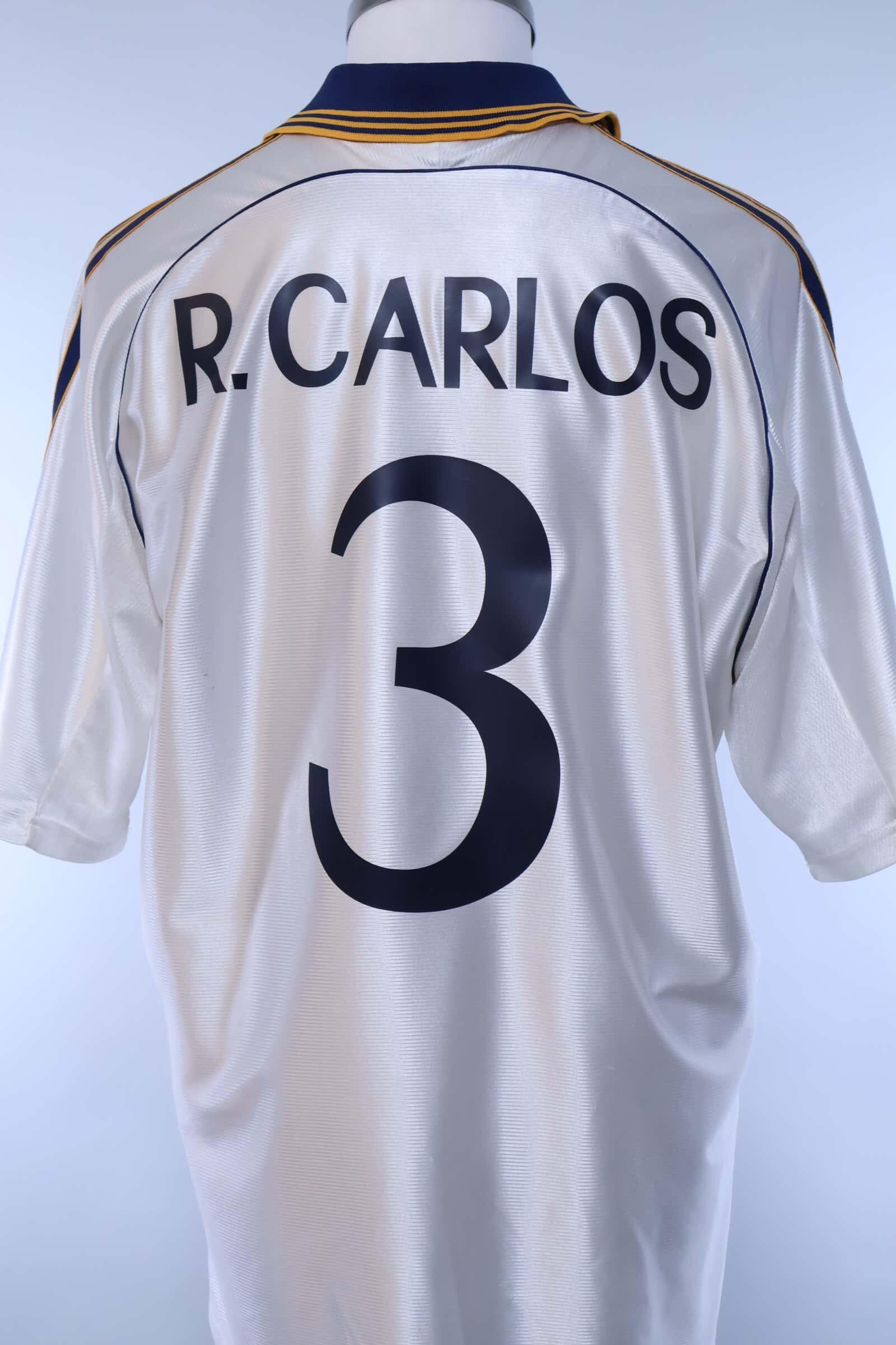1998/00 - REAL MADRID - R. CARLOS - #3 - HOME SHIRT - L