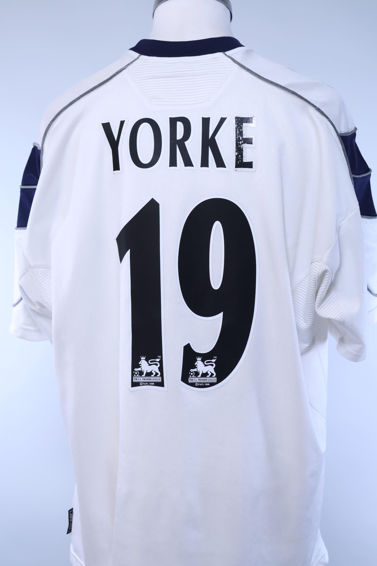 2000/01 - MANCHESTER UNITED - YORKE - #19 - AWAY SHIRT - XXL