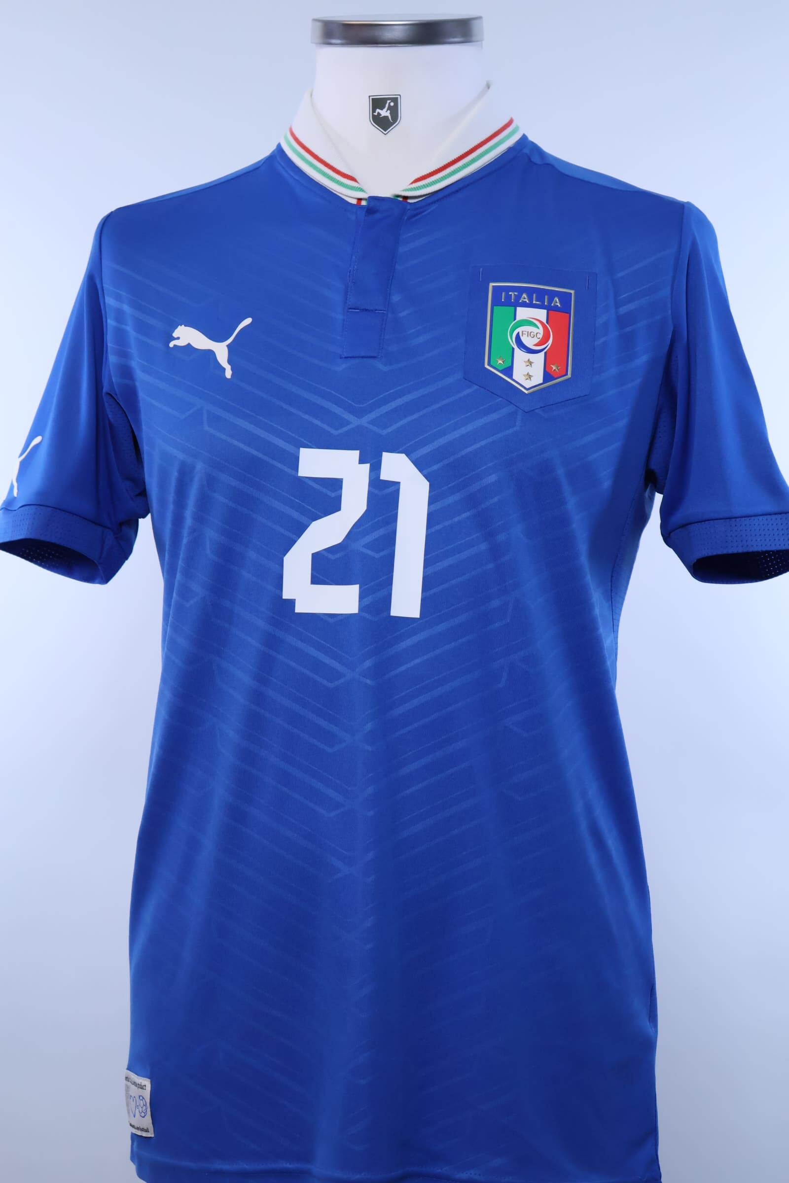 2007/08 - ITALY - PIRLO - #21 - HOME SHIRT - PLAYER ISSUE - S