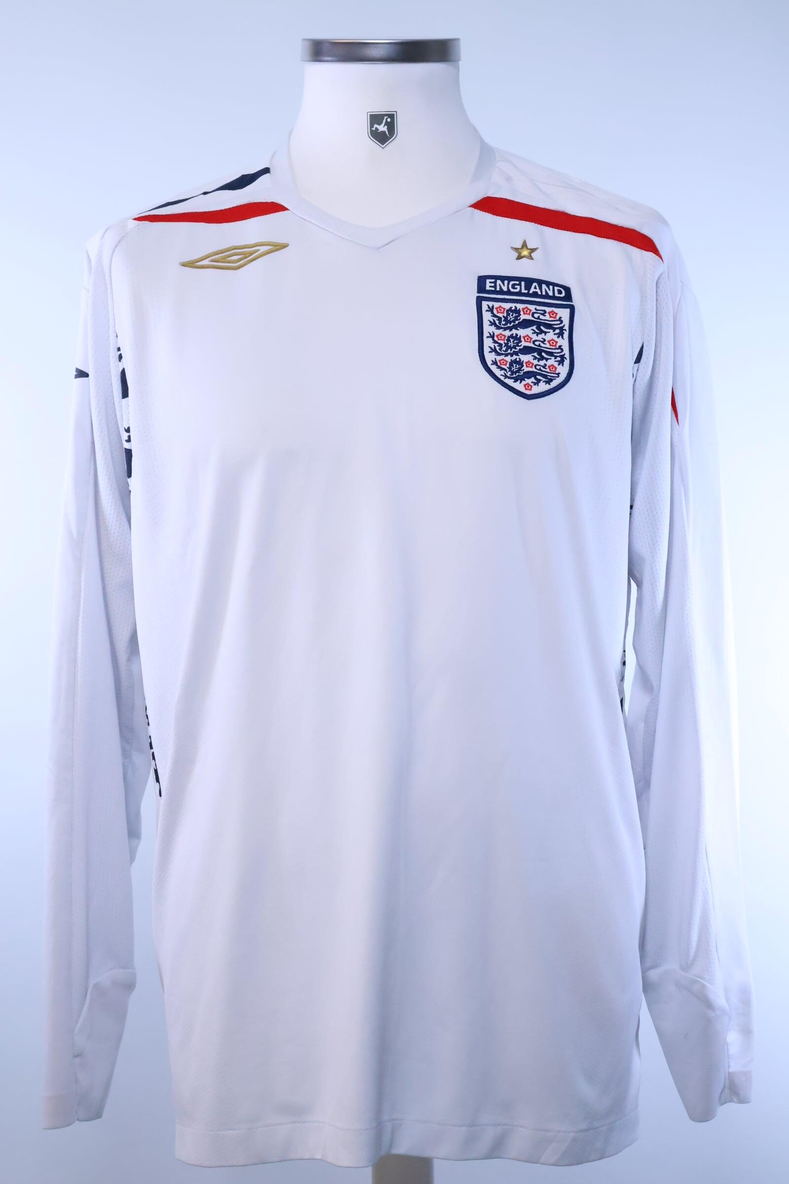 england long sleeve football shirt