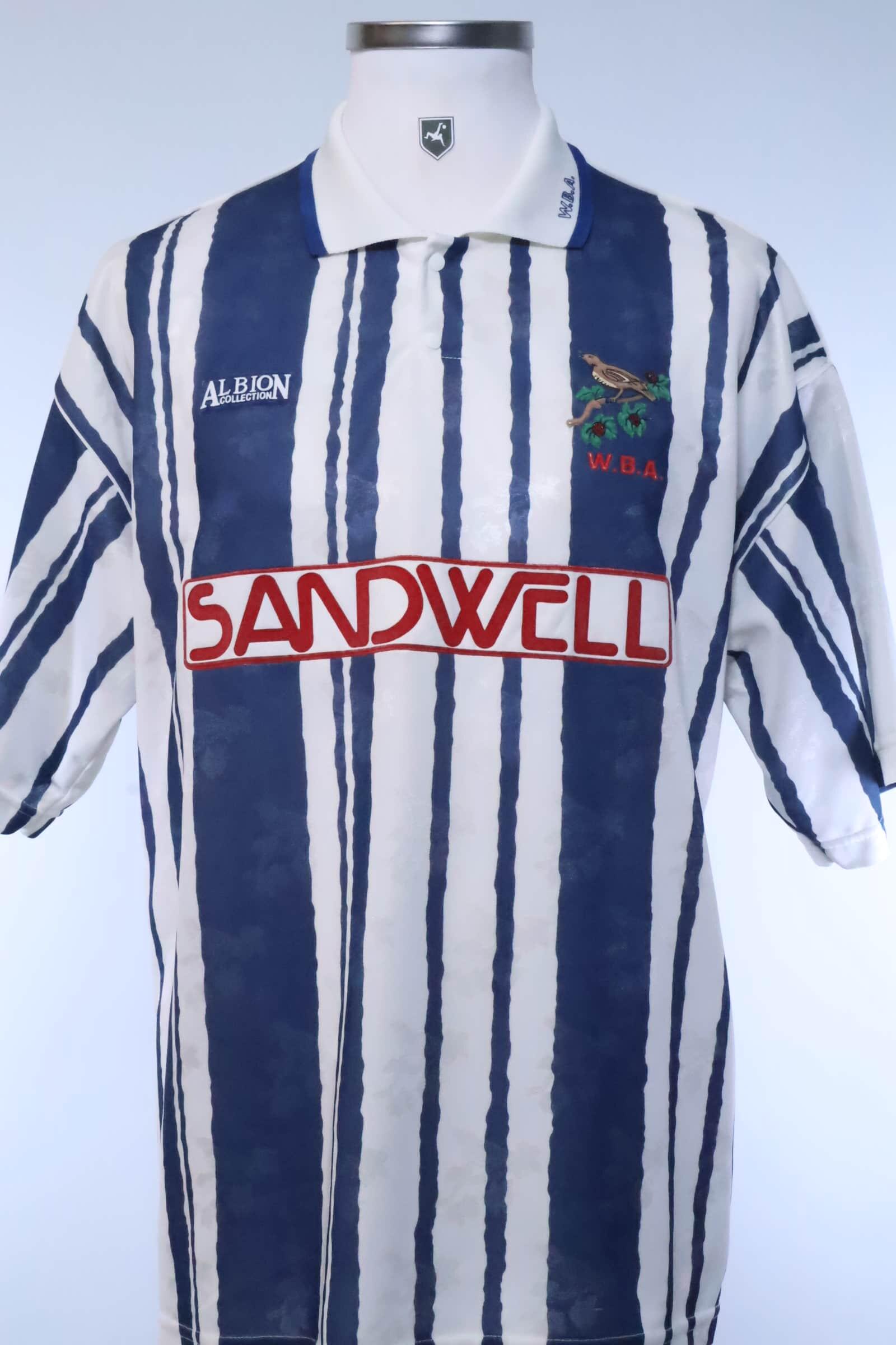 Maillot West Bromwich Albion vintage 1982 - M