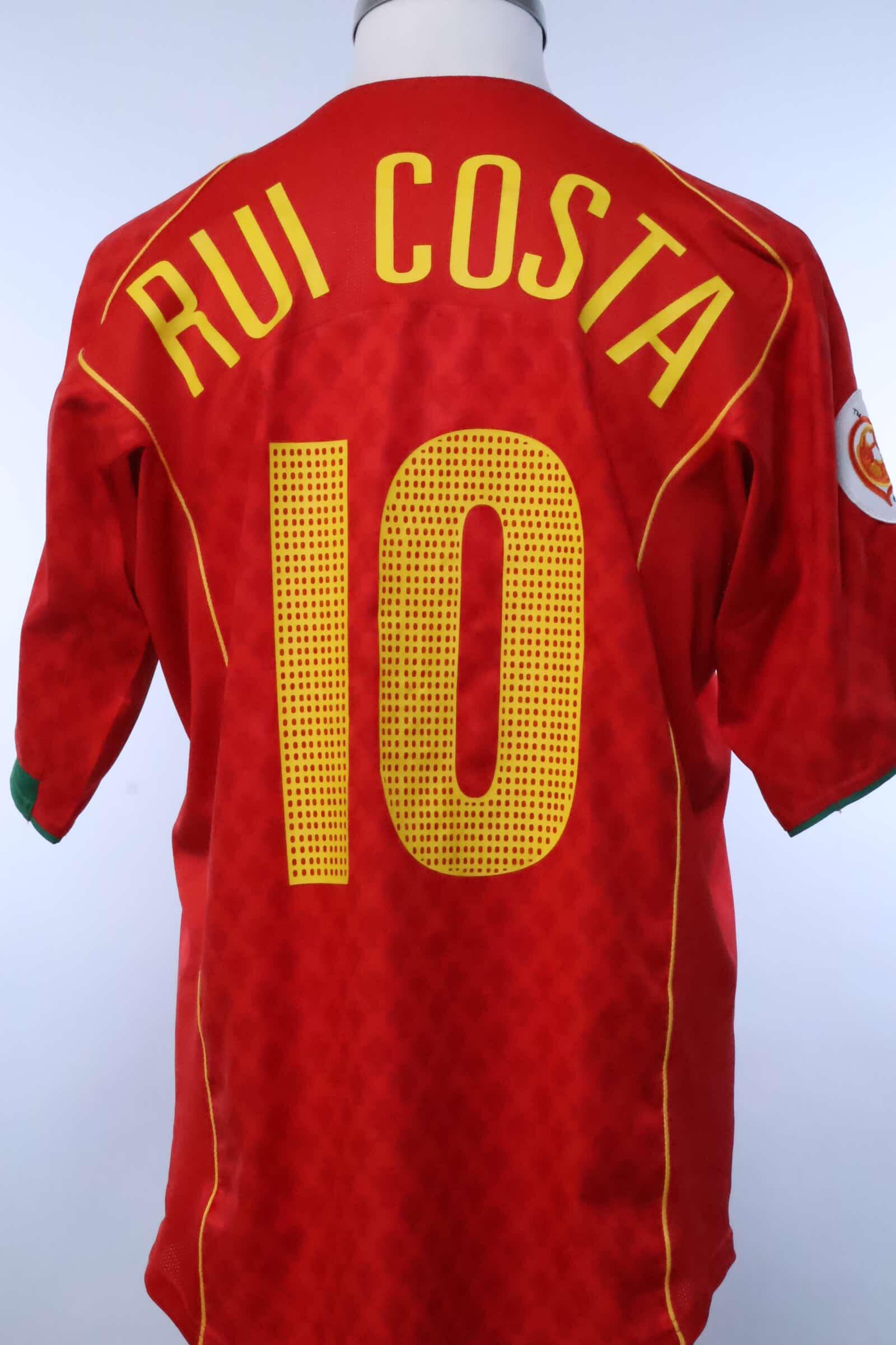 2004 - PORTUGAL - RUI COSTA - #10 - HOME SHIRT - M