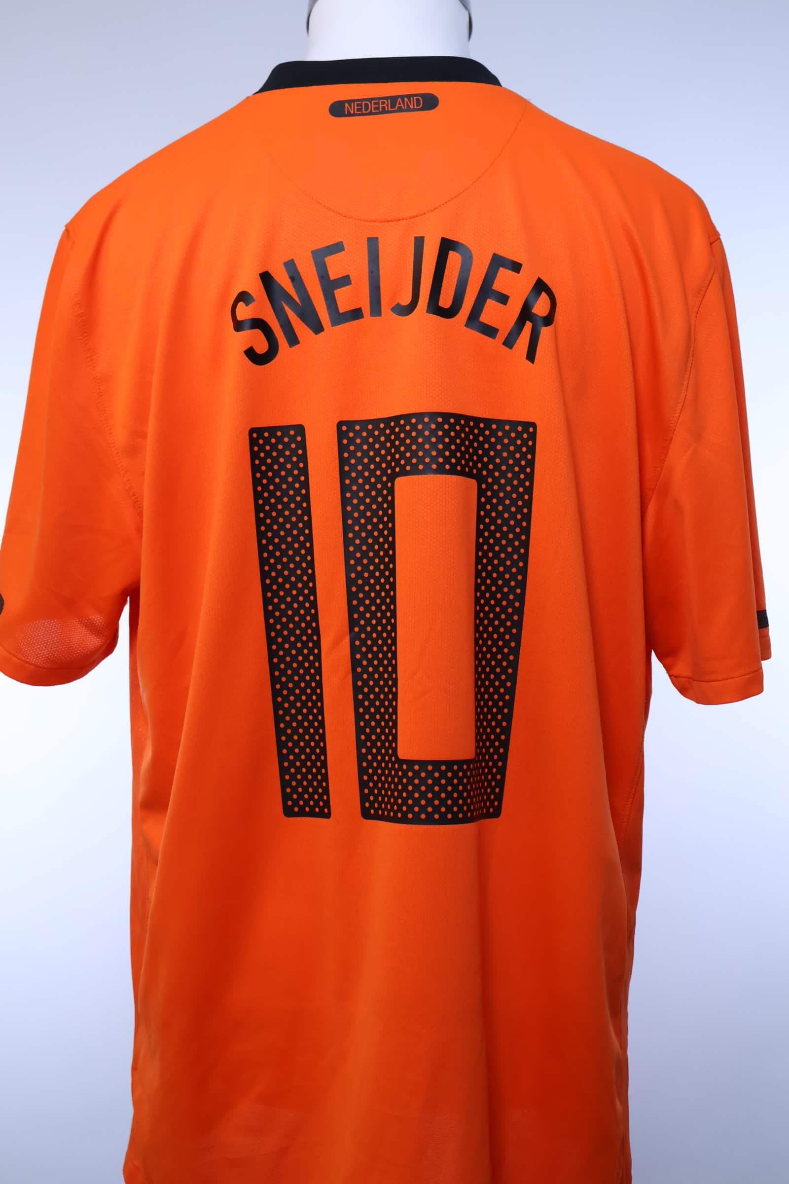 2010/11 - NETHERLANDS - SNEIJDER - #10 - WORLD CUP HOME SHIRT - XL