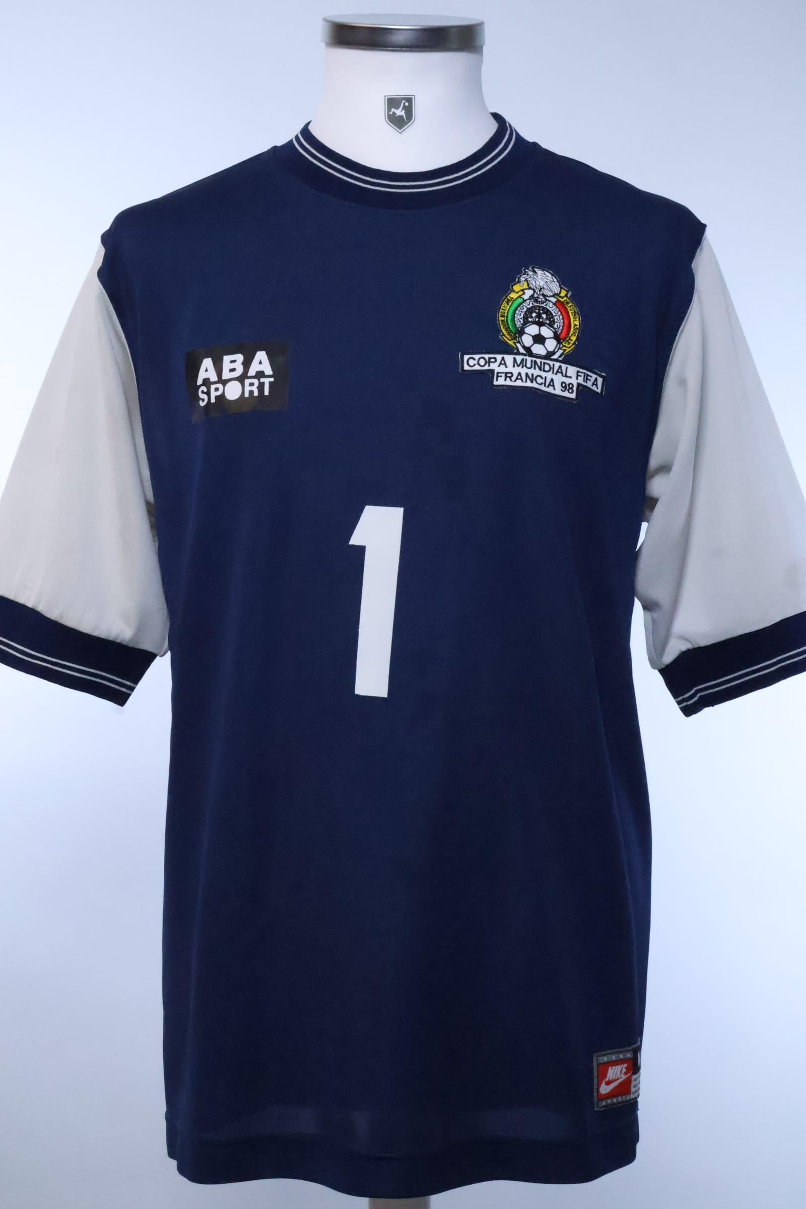 Mexico 1998/ Campos #1 Goalkeeper Shirt - - FRONT