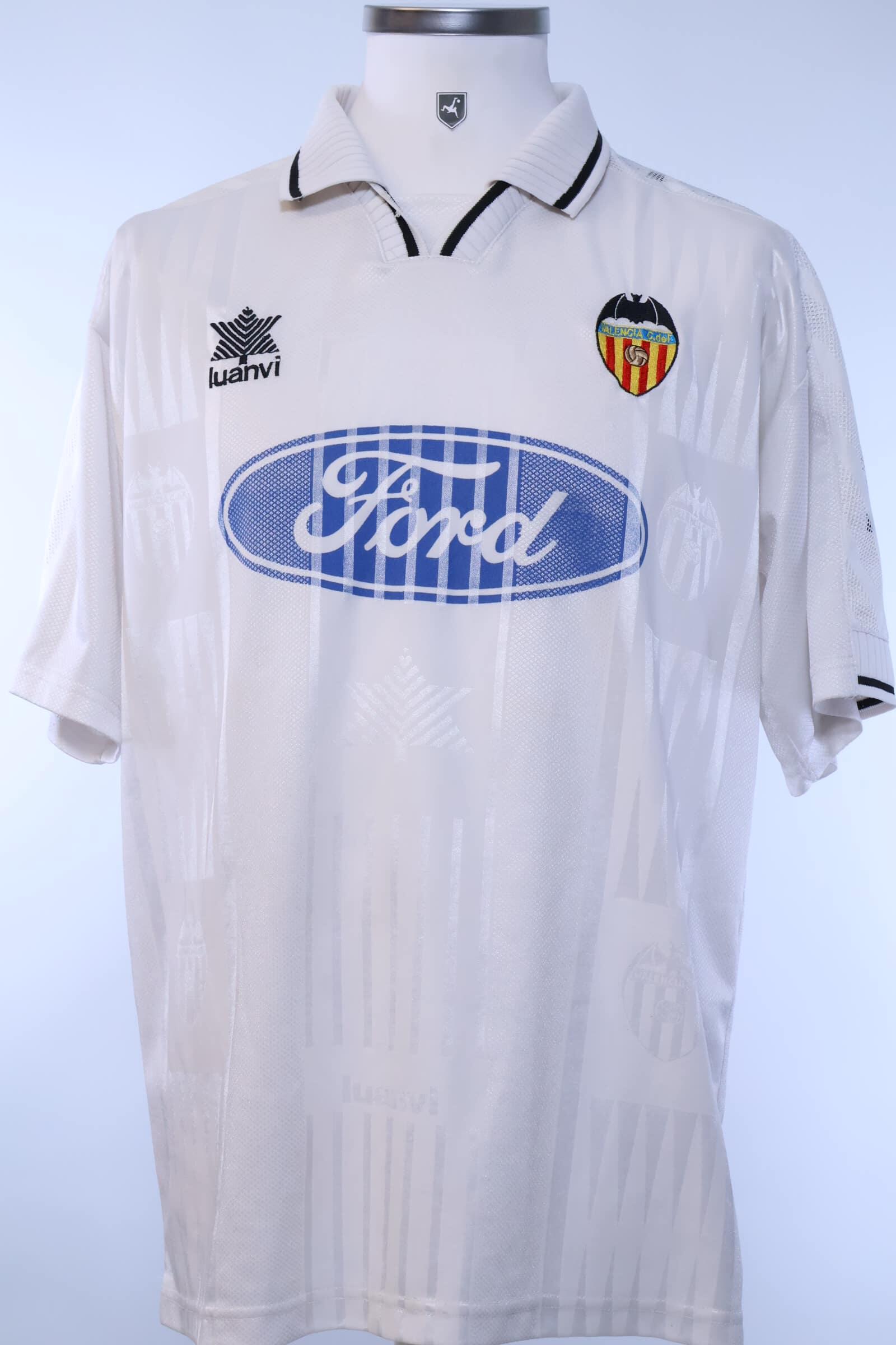 Valencia Cf 1995/96 Home Shirt - XL