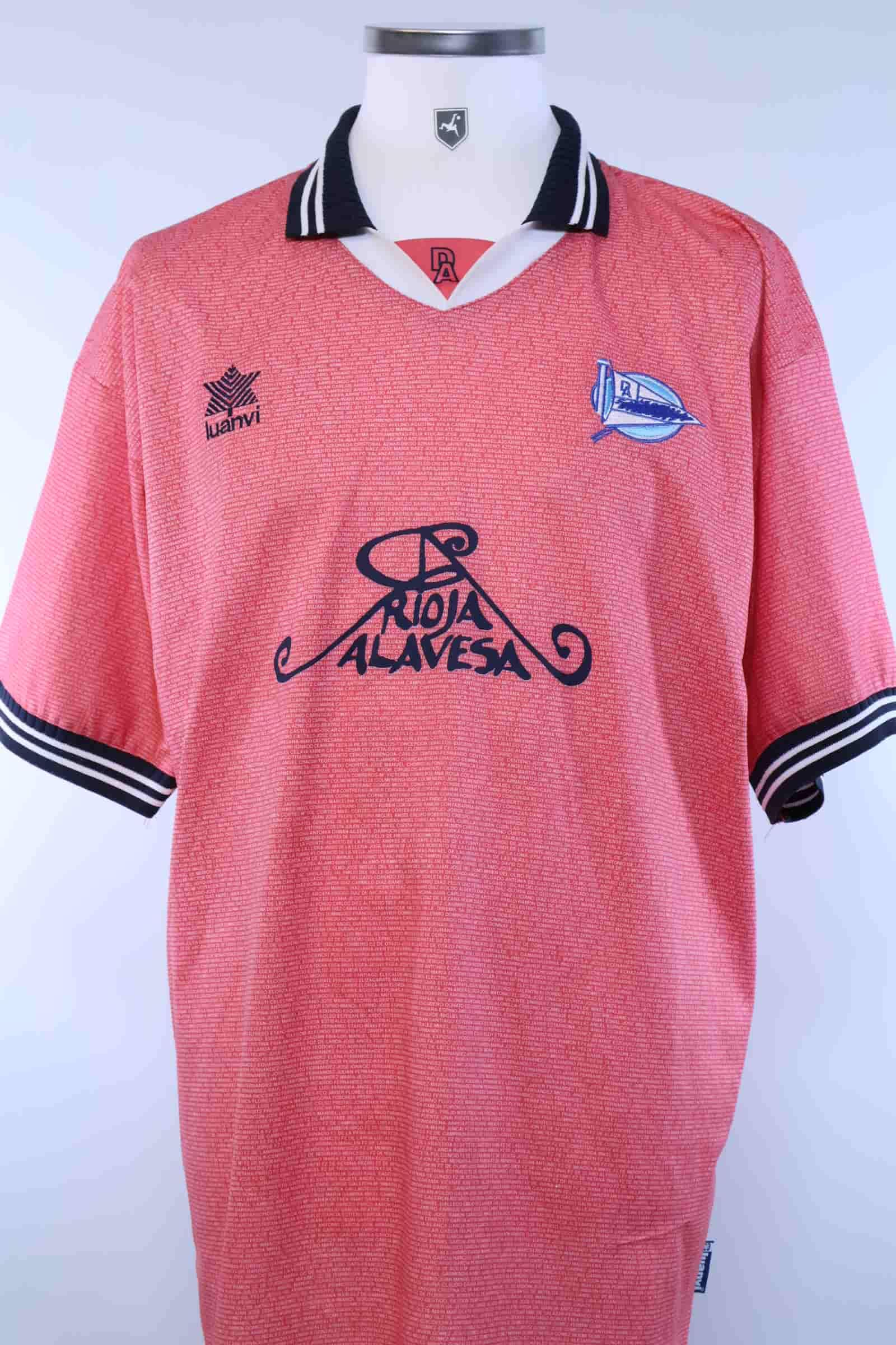 Deportivo Alaves 2000/01 Away Shirt - XXL- FRONT