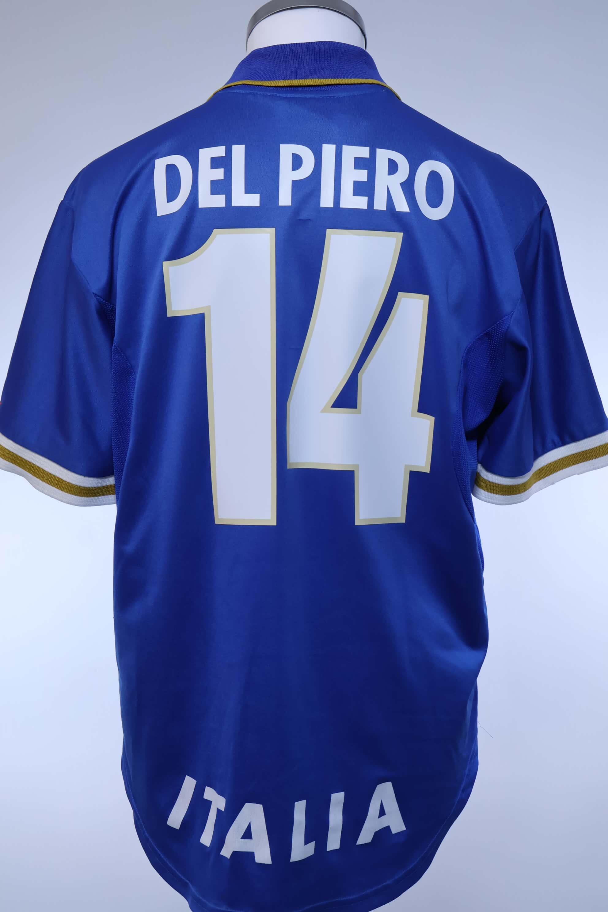 Italy Del Piero #14 1996/97 Home Shirt - L