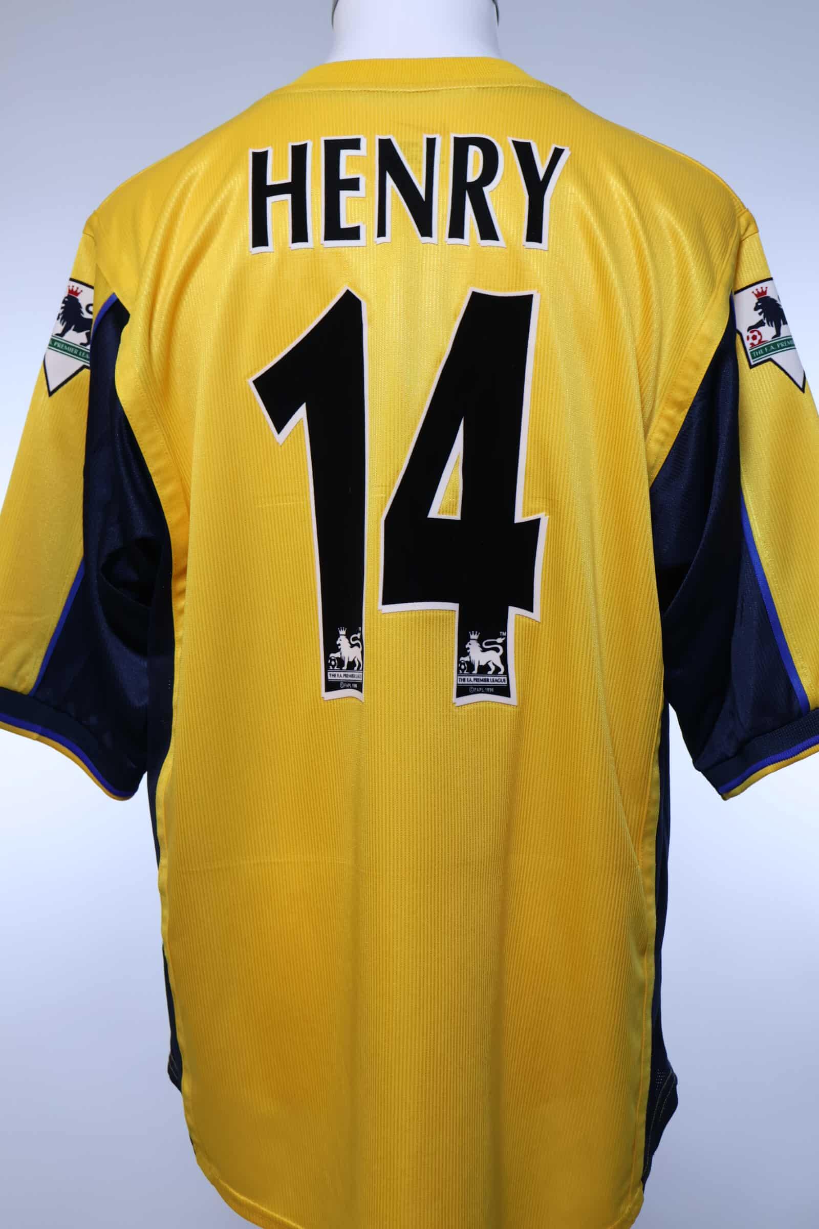 Arsenal Henry #14 1999/00 Away Pro Shirt - XL