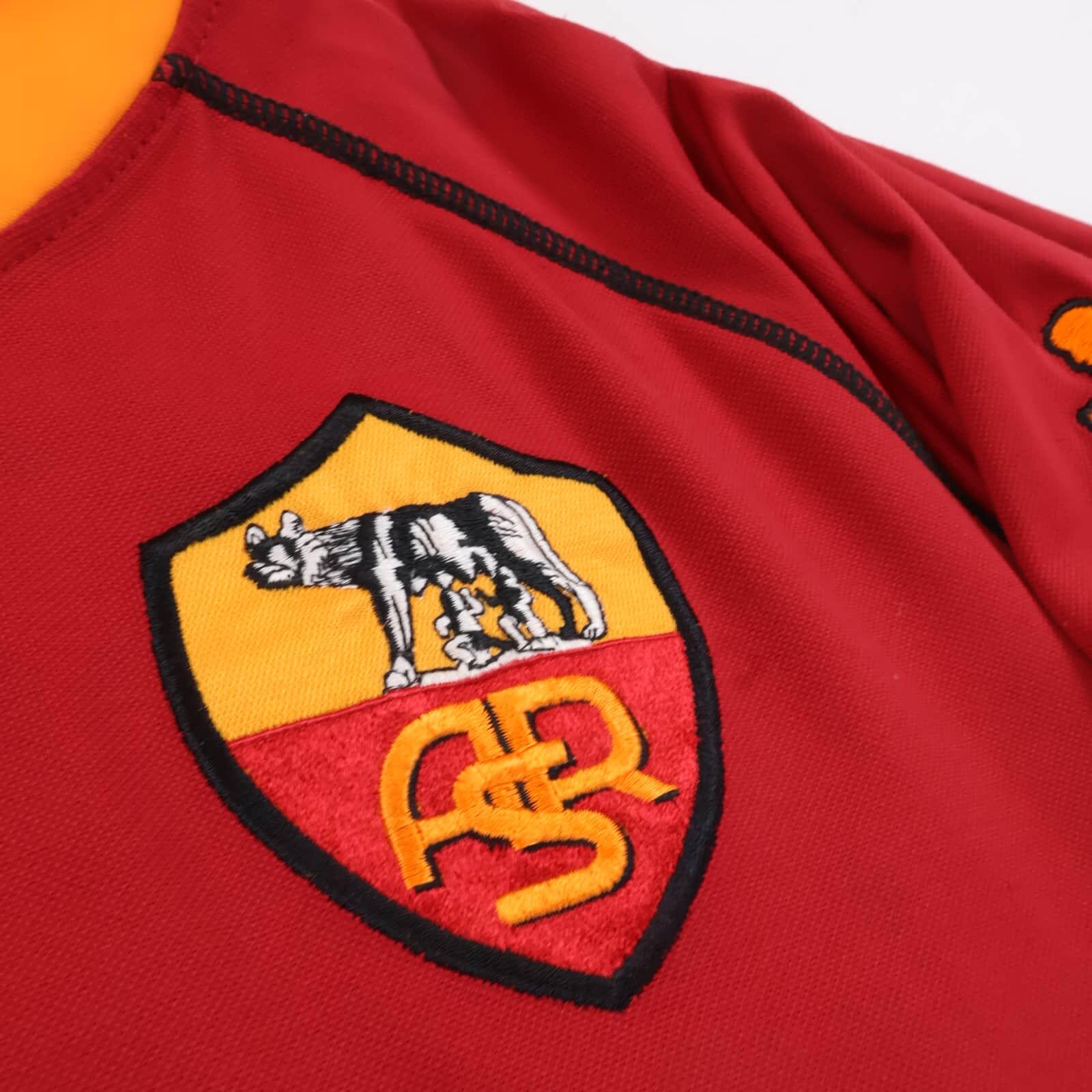 As Roma 2002/03 Home Shirt - L