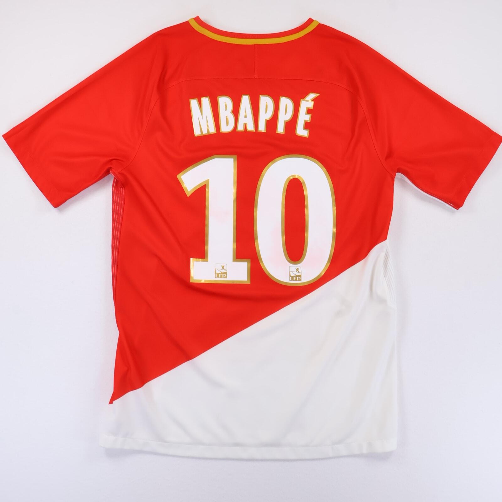 As Monaco 2017/18 Home Shirt - M- FRONT