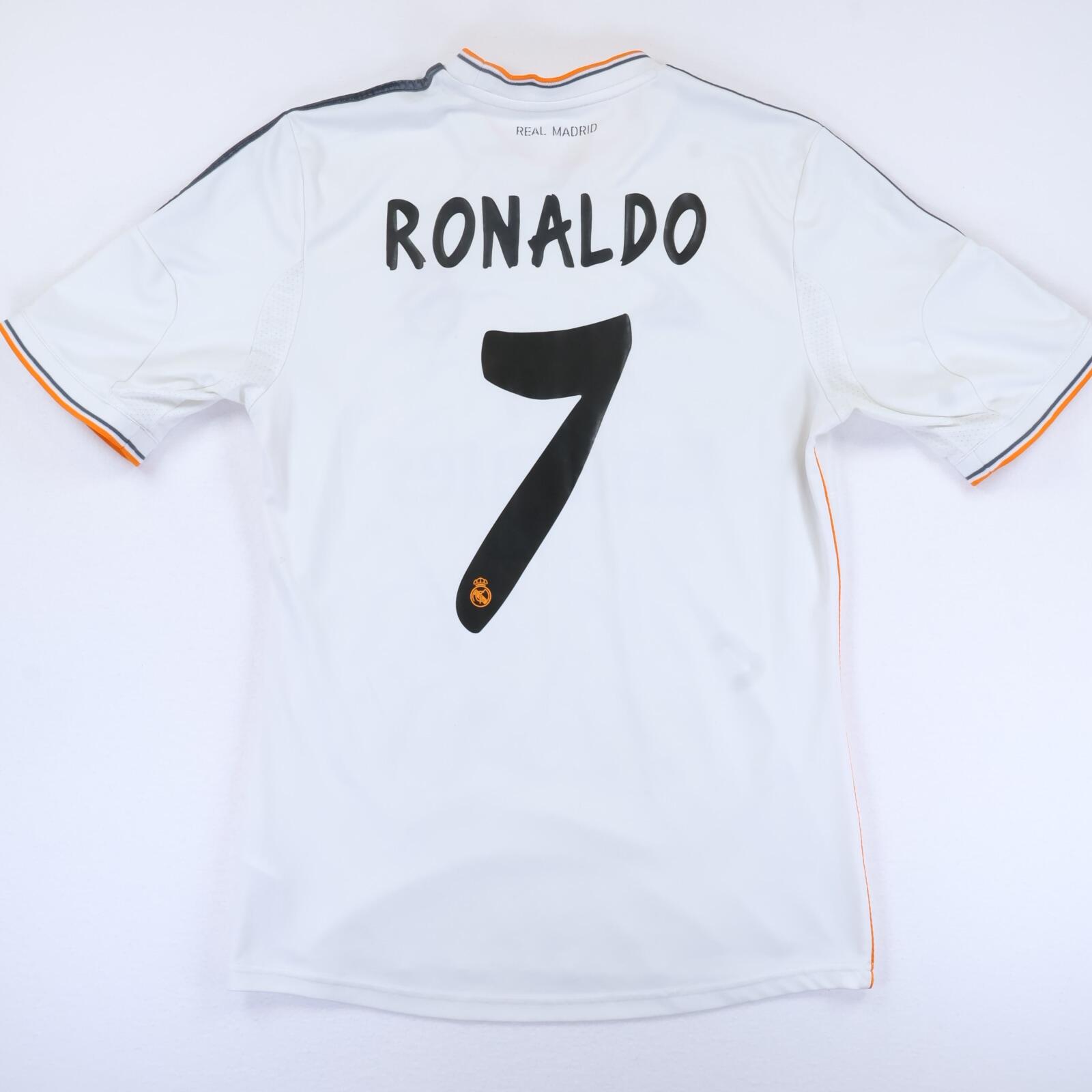 Real Madrid Ronaldo #7 2013/14 Home Shirt - M