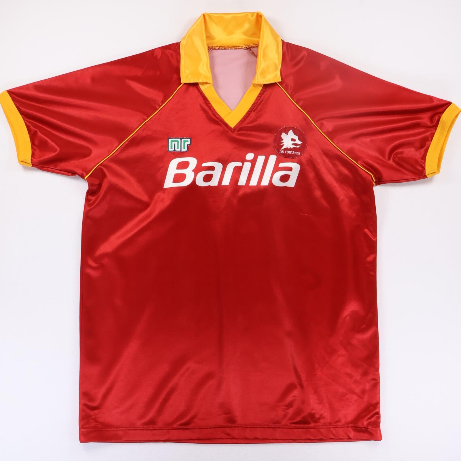 As Roma 1990/91 Home Shirt - XL- FRONT