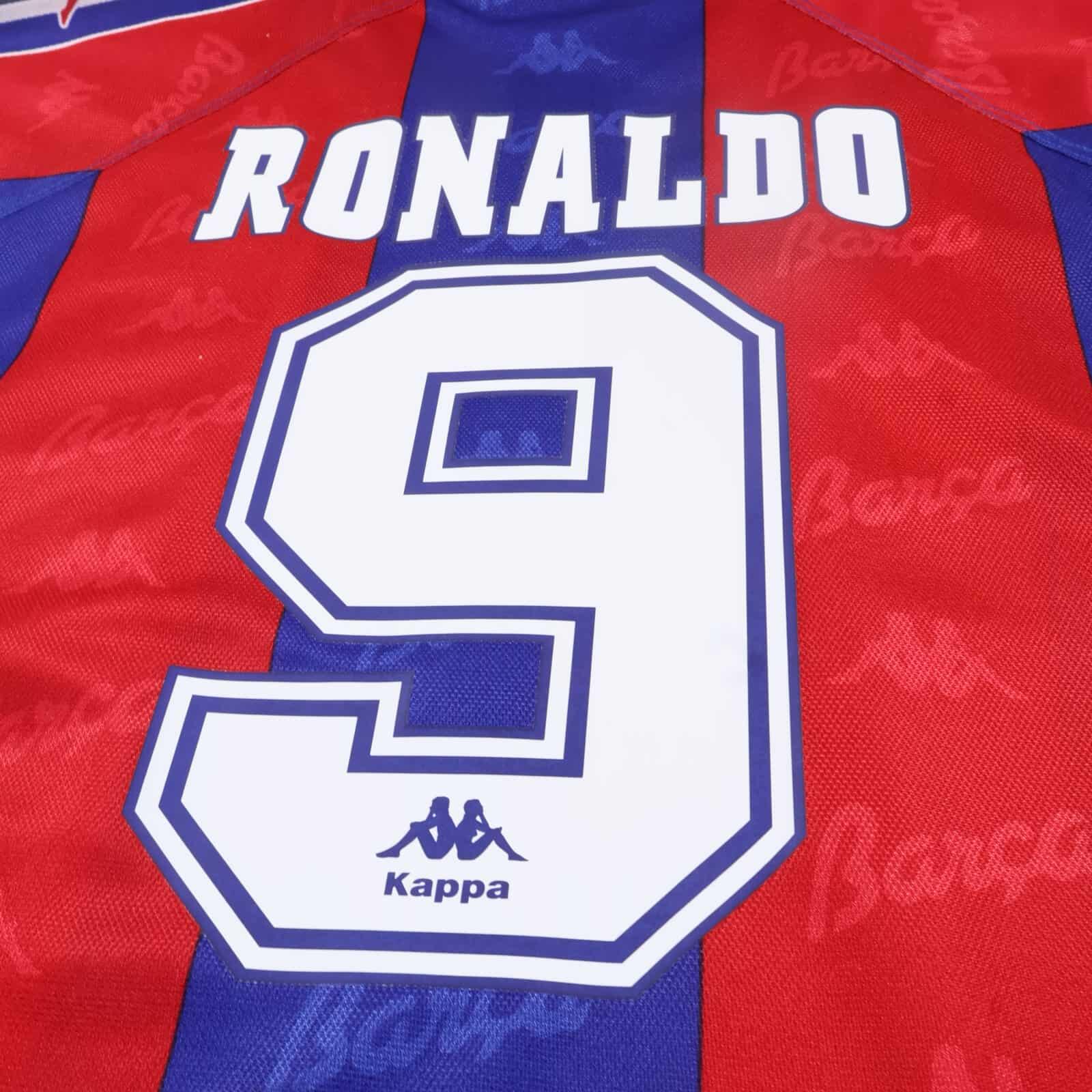 Barcelona Ronaldo #9 1995/97 Home Shirt - XL