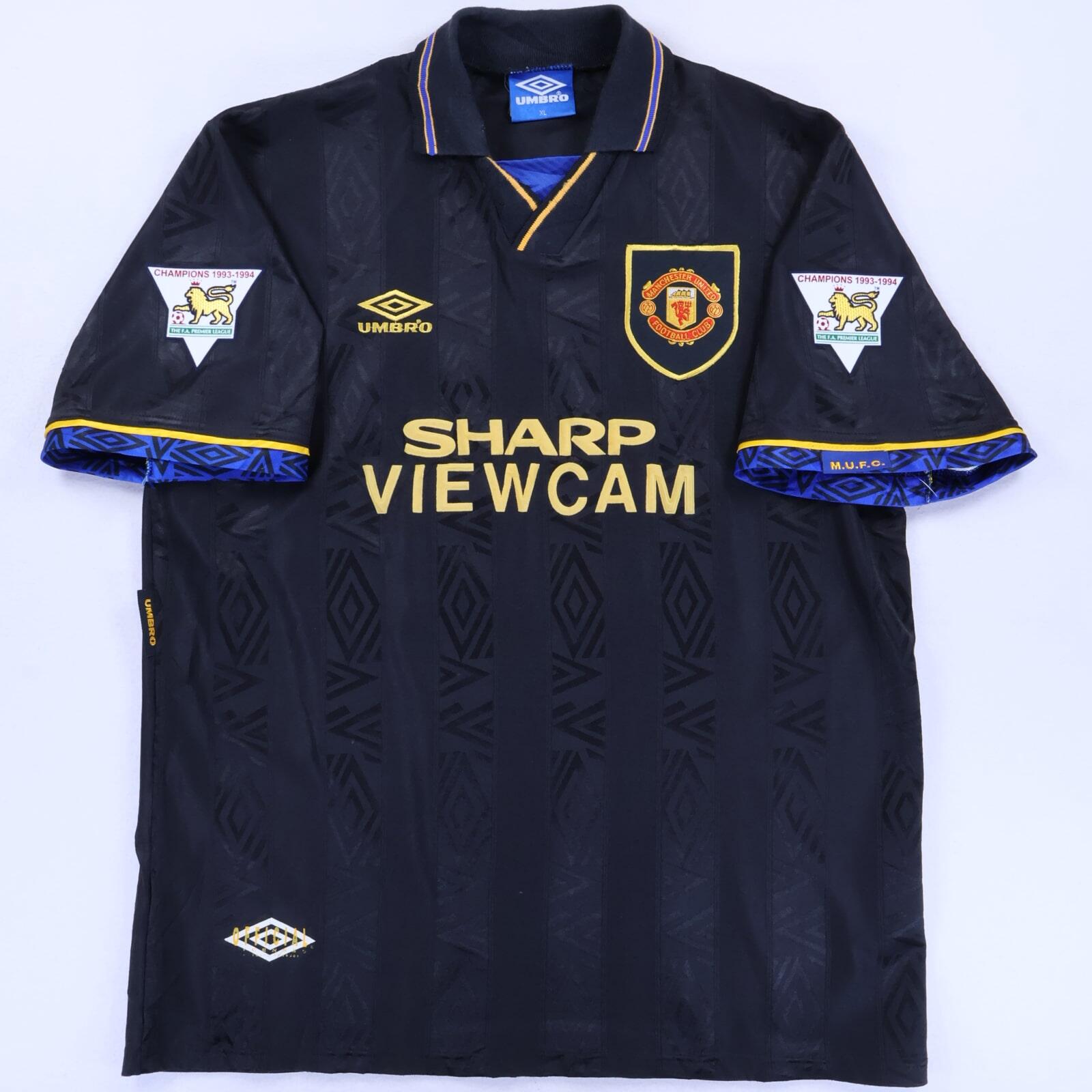 Manchester United Cantona #7 1993/95 Away Shirt - XL