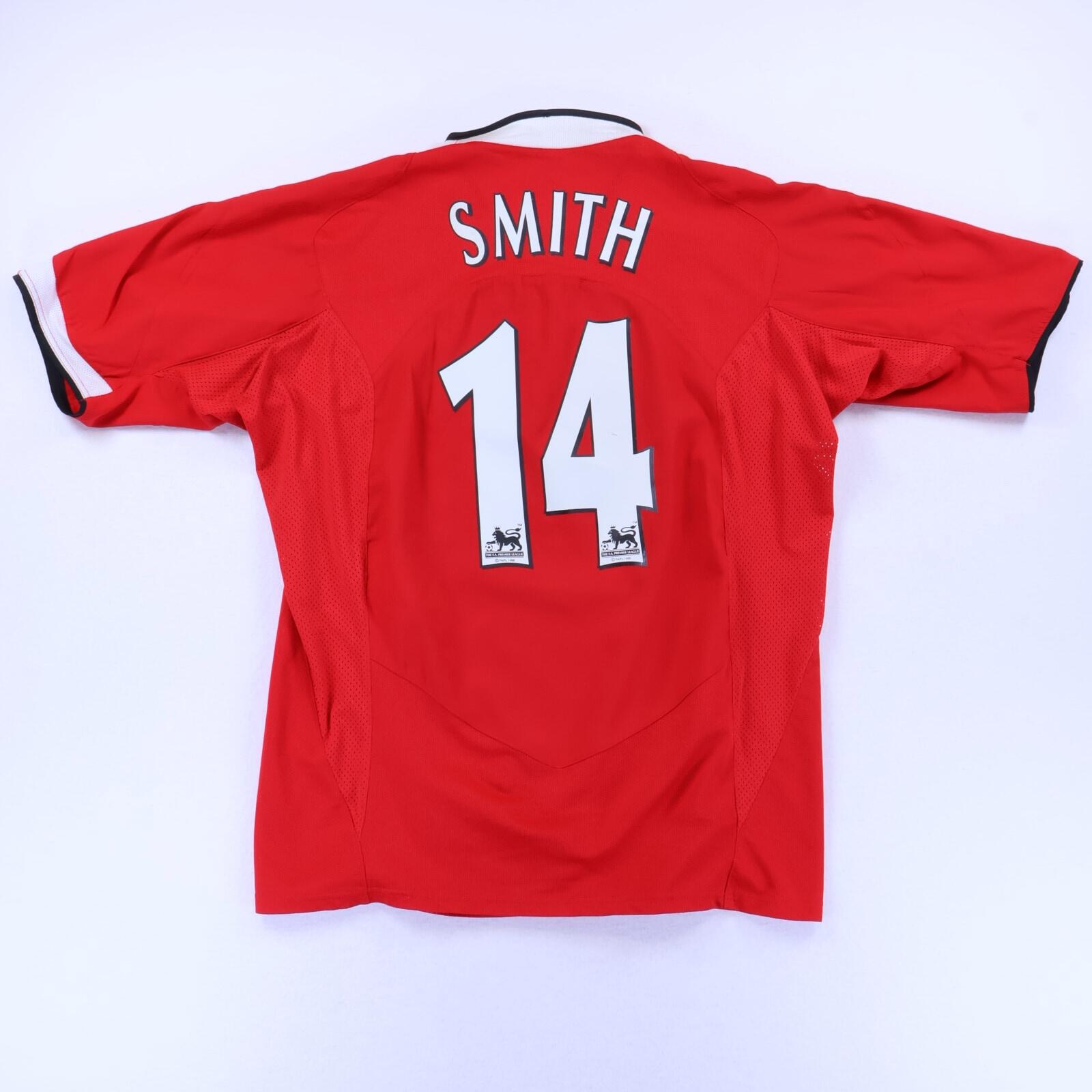 Manchester United Smith #14 2004/06 Home Shirt - L