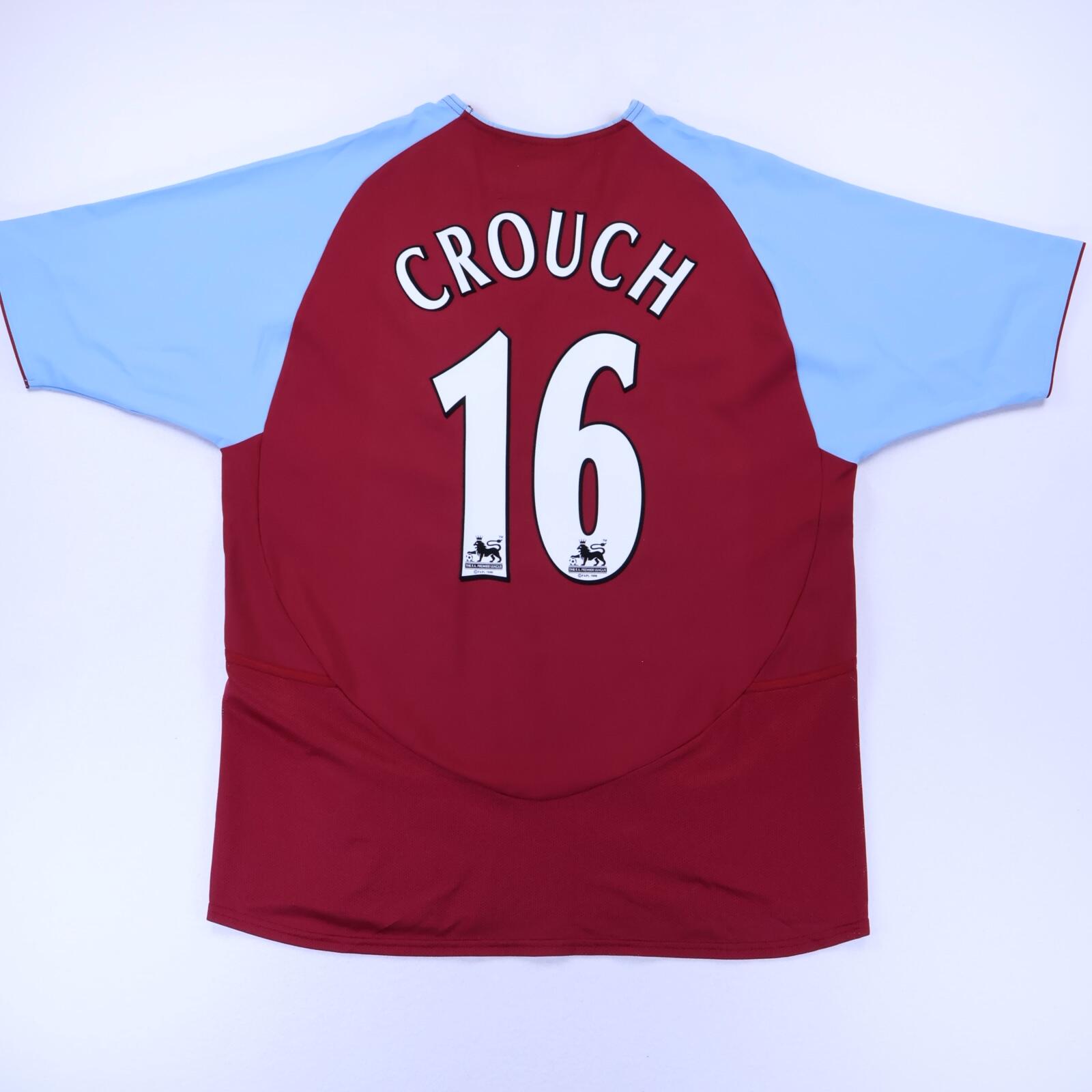 Aston Villa Crouch #16 2003/04 Home Shirt - L Aston Villa Crouch #16 2003/04 Home Shirt - L