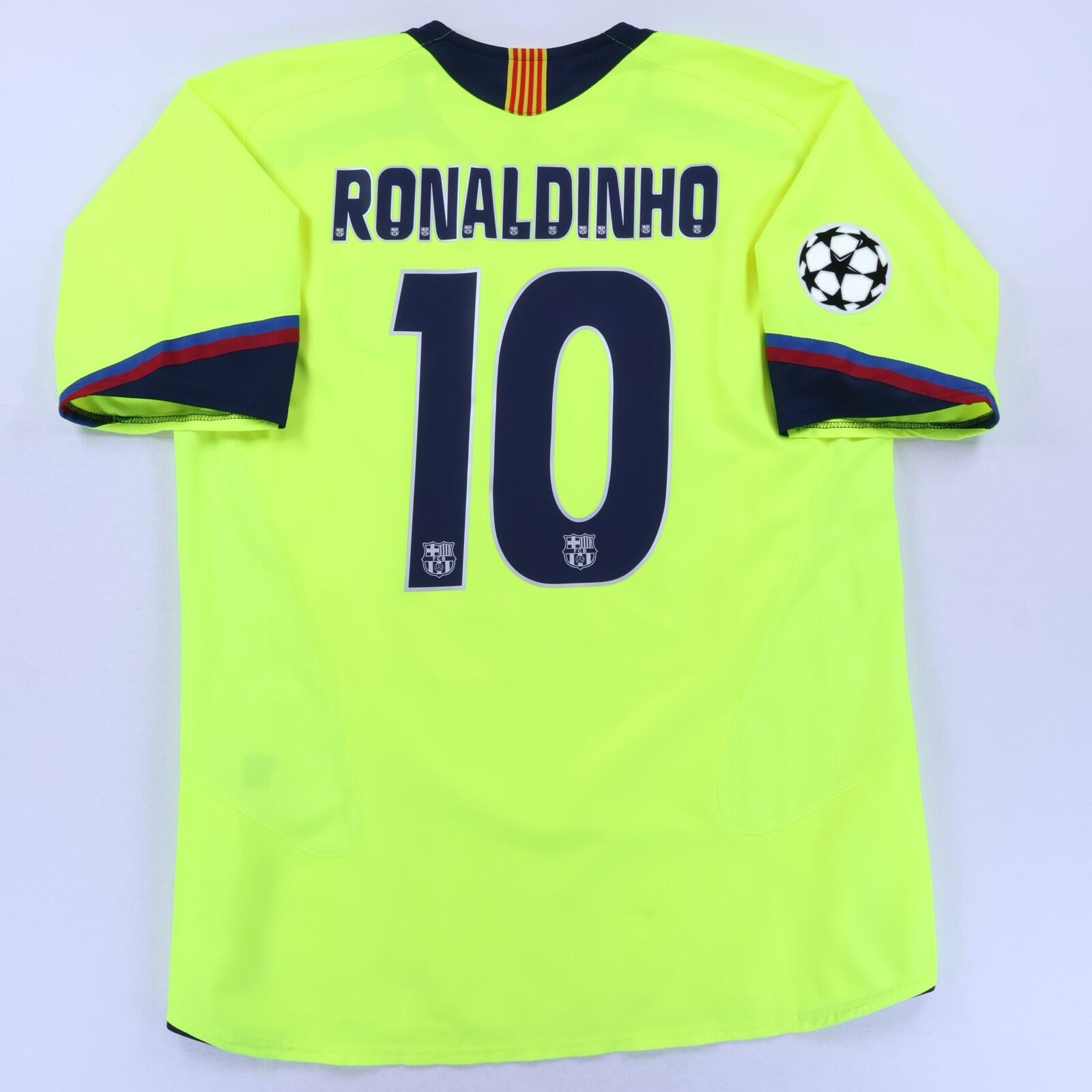 Barcelona Ronaldinho #10 2005/06 Away Shirt - L