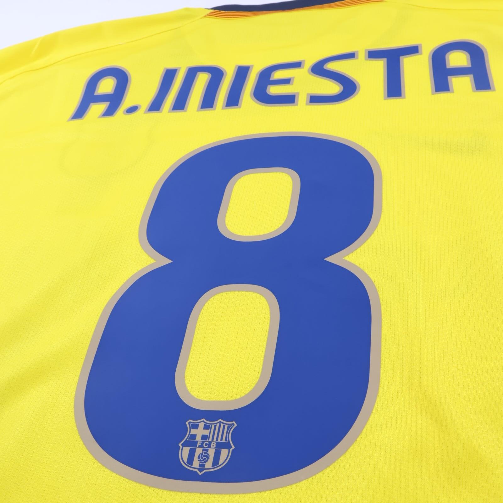 FC Barcelona A. Iniesta 8 Dri-FIT Lサイズ Barcelona A.Iniesta #8 2008/09 Away Shirt - XL