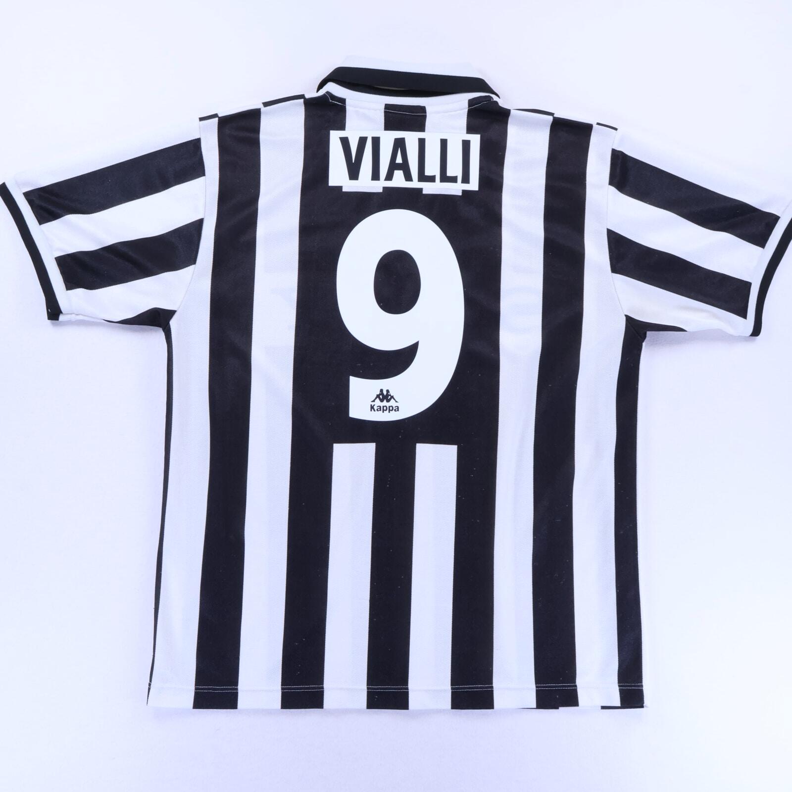 Juventus Vialli #9 1995/97 Home Shirt - L