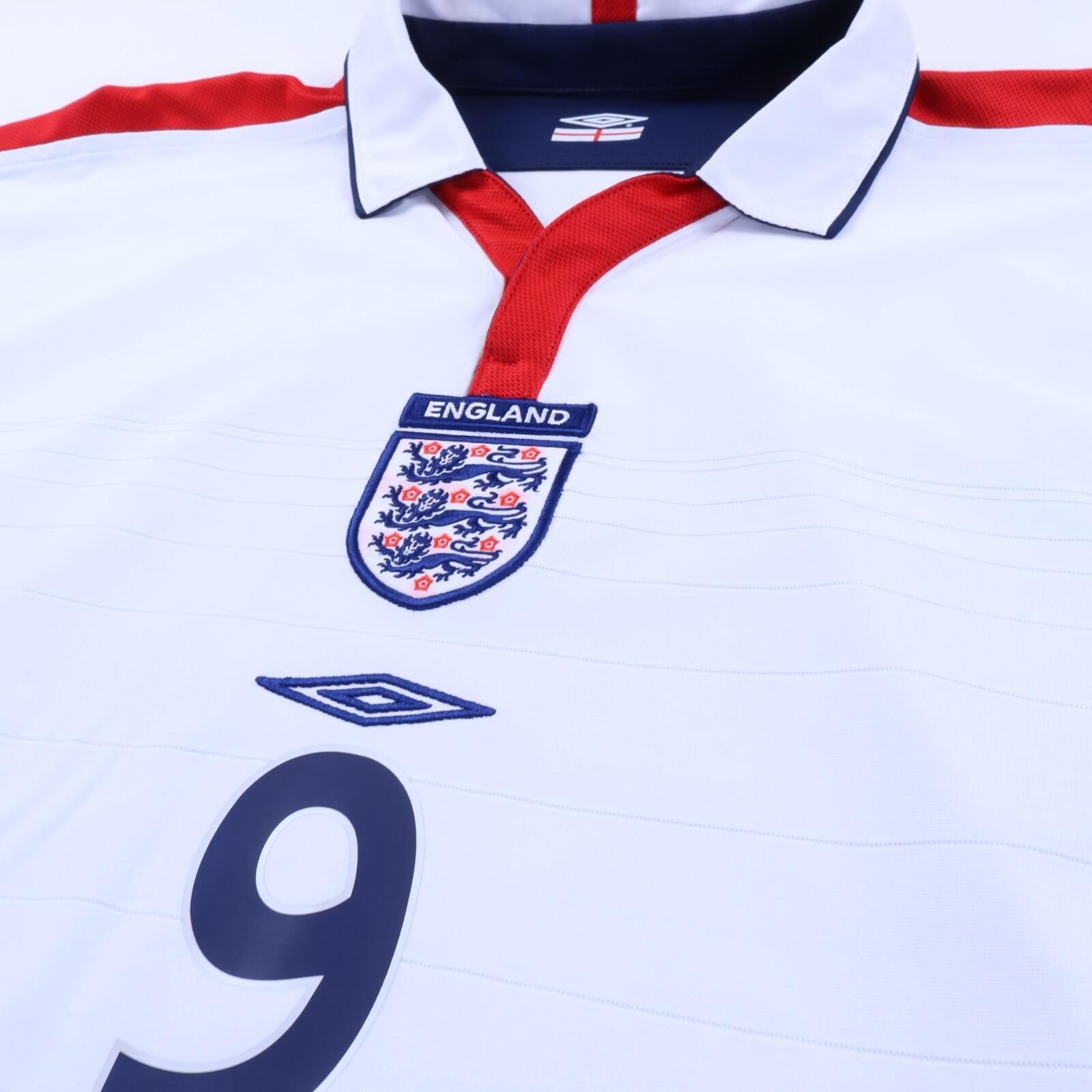 England Rooney #9 2003/05 Home Shirt - Reversible - 2XL