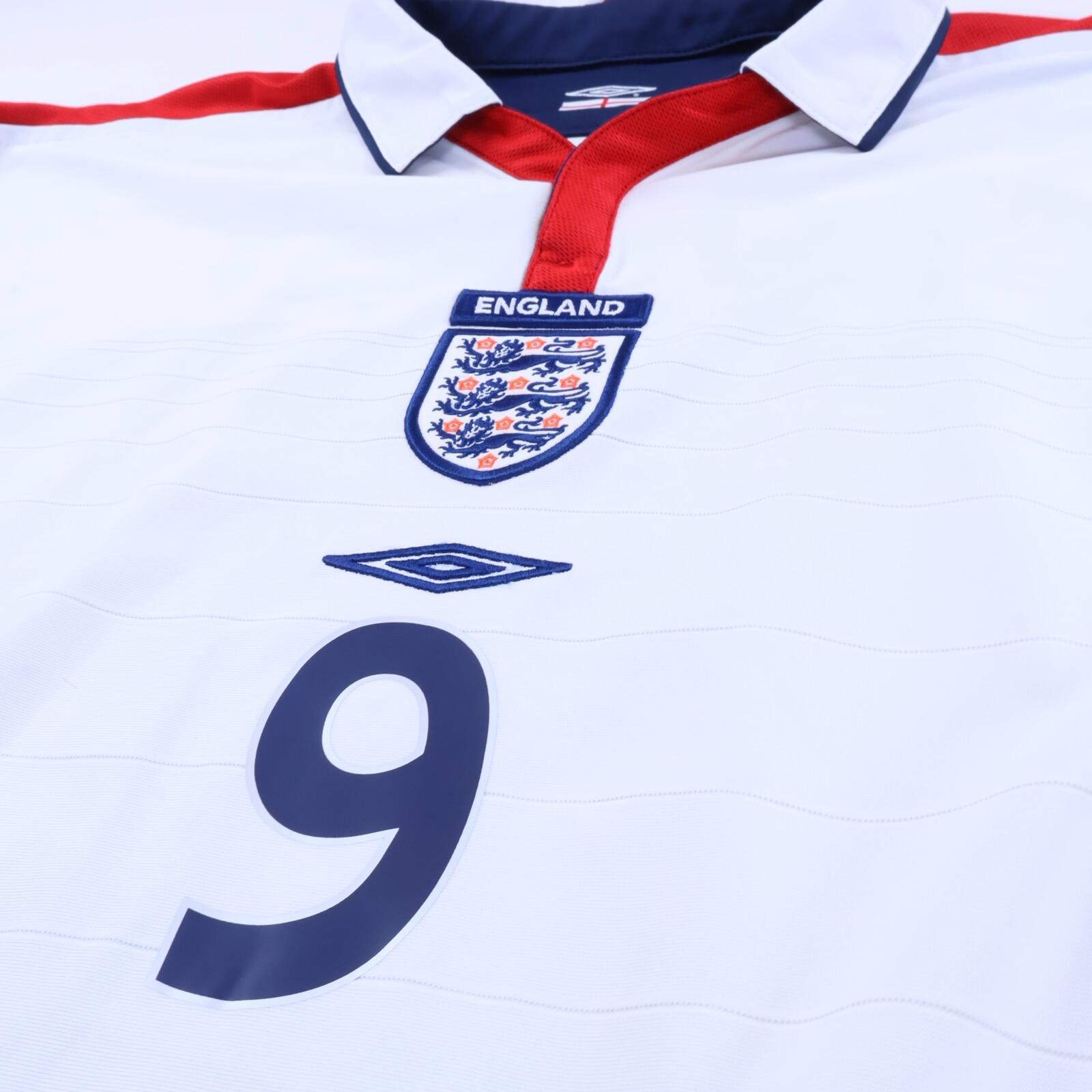 England Rooney #9 2003/05 Home Shirt - XL