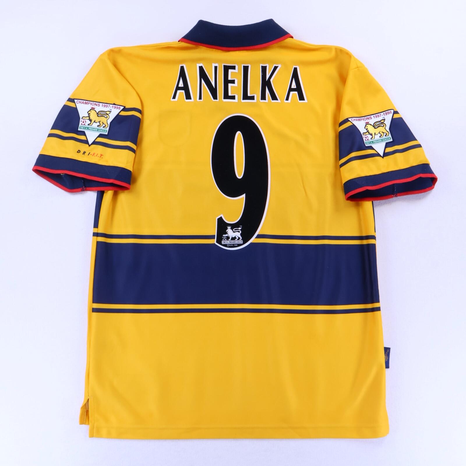 Arsenal Anelka #9 1997/99 Away Shirt - M