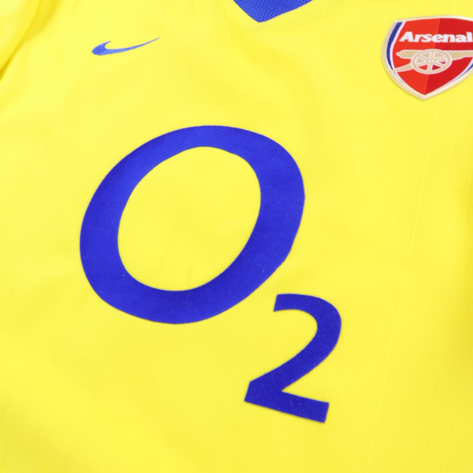 Arsenal Bergkamp #10 2003/04 Away Shirt - M
