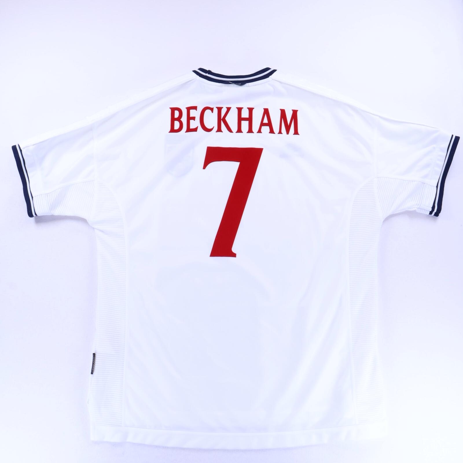 England Beckham #7 1999/01 Home Shirt - 2XL- FRONT