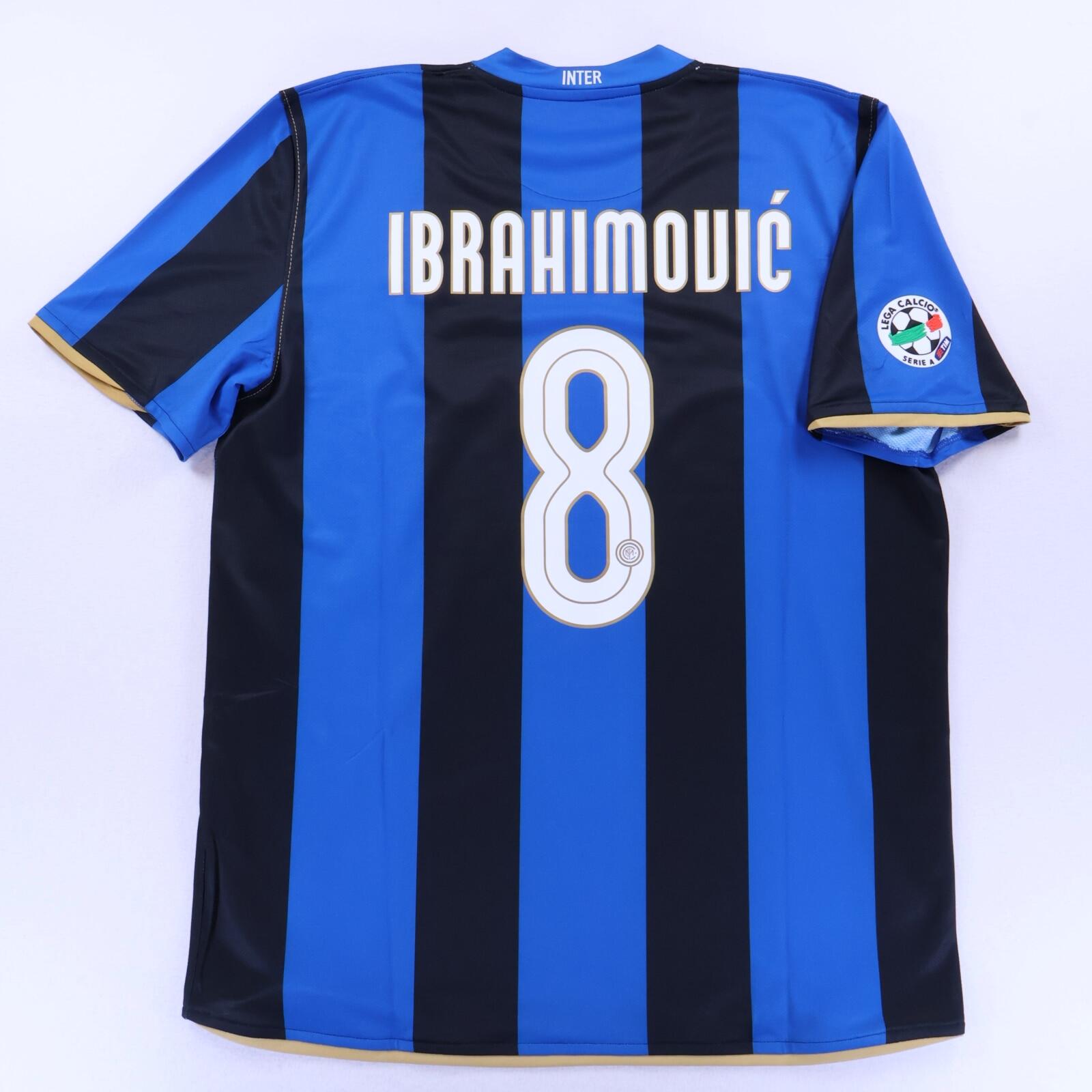Inter Milan Ibrahimović #8 2008/09 Home Shirt - XL