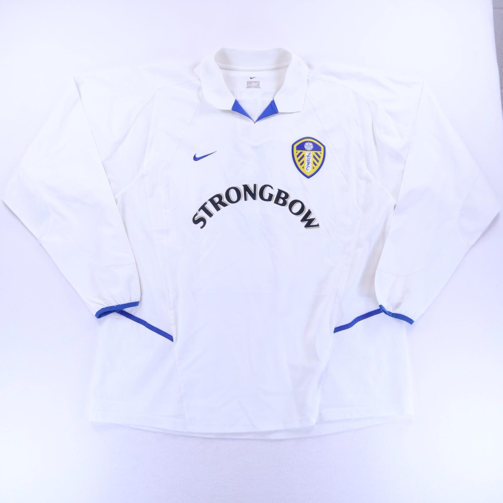 Leeds United Viduka #9 2002/03 Home Shirt - Long Sleeve - 2XL